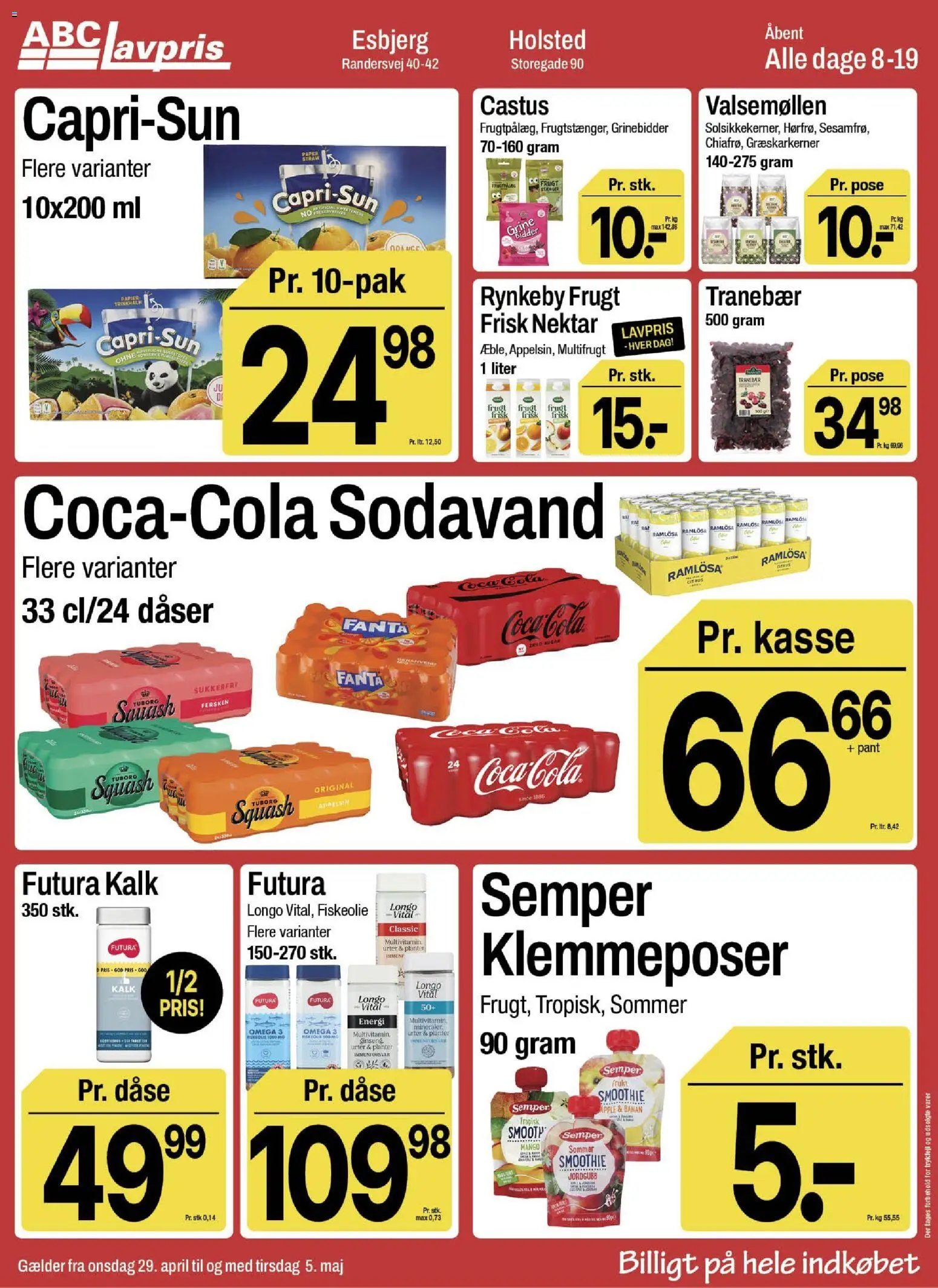 Abc Lavpris tilbudsavis fra 29/04/2026 Abc Lavpris - Esbjerg