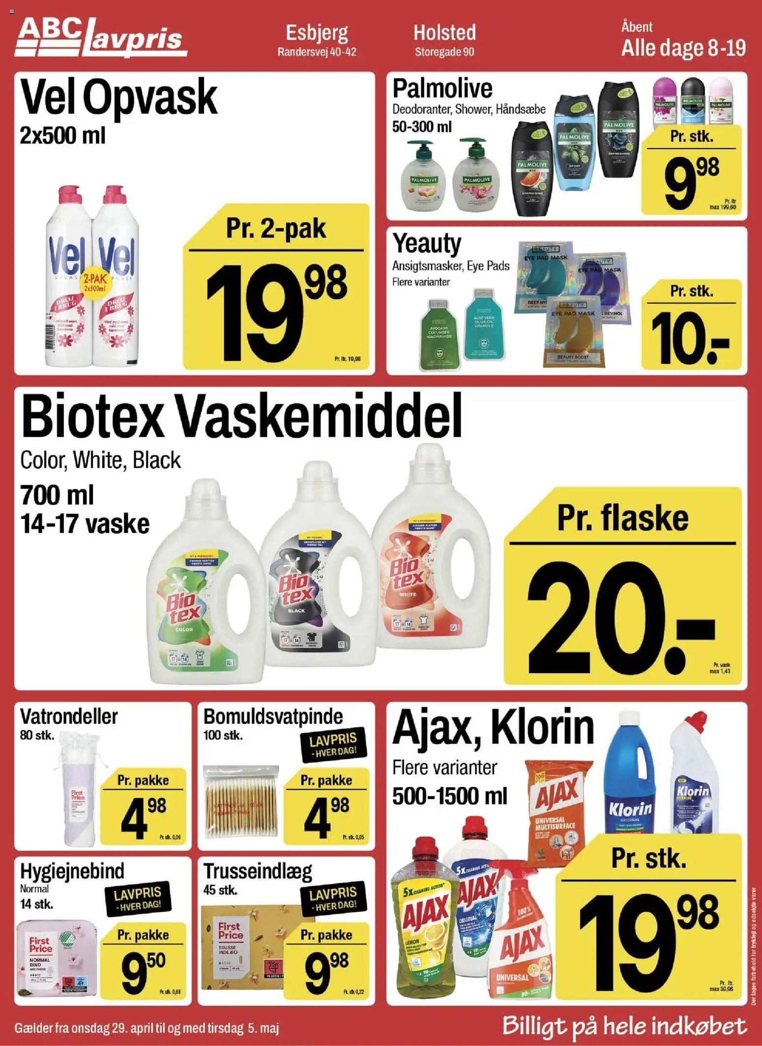 Abc Lavpris tilbudsavis fra 29/04/2026 Abc Lavpris - Esbjerg