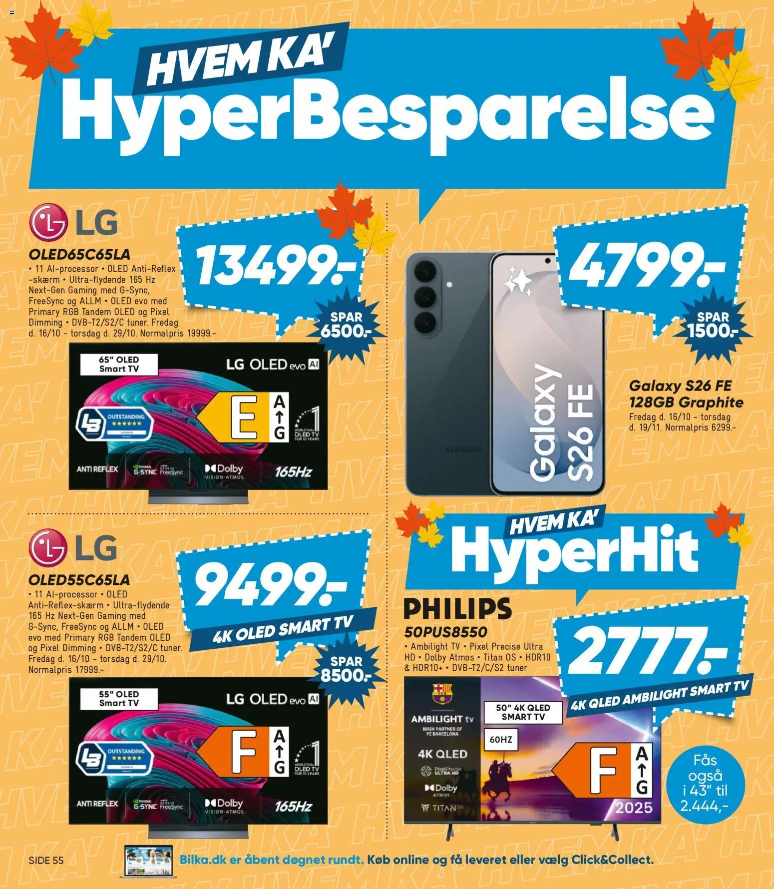 Nye Bilka tilbud fra 23/10/2026