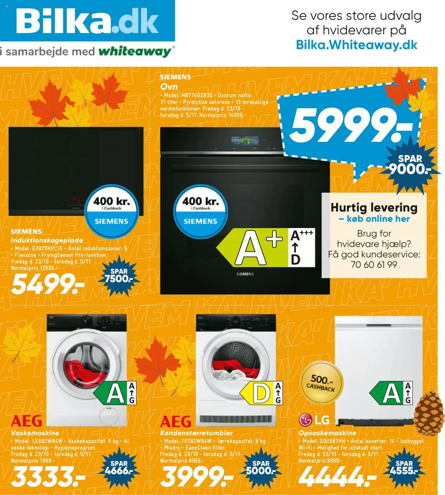 Nye Bilka tilbud fra 23/10/2026