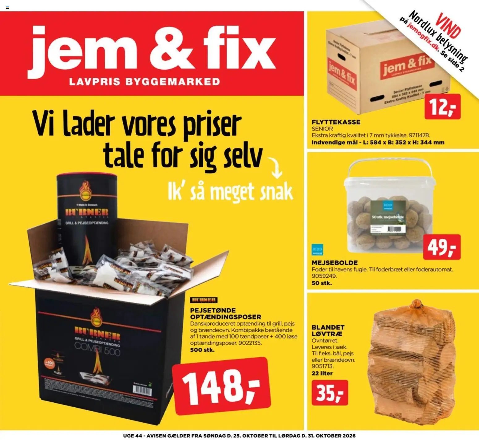 Nye Jem & fix tilbud fra 25/10/2026