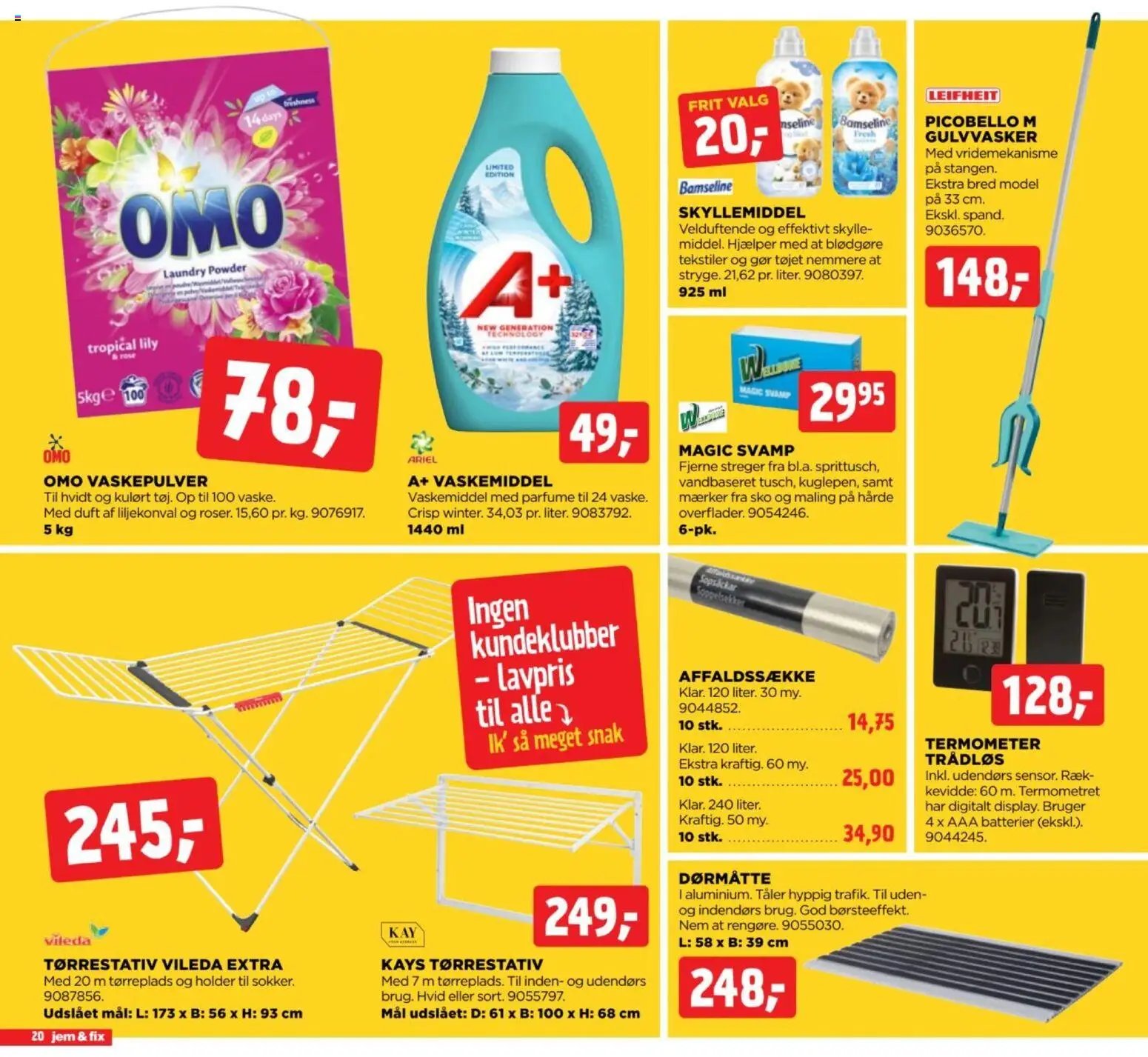 Nye Jem & fix tilbud fra 25/10/2026