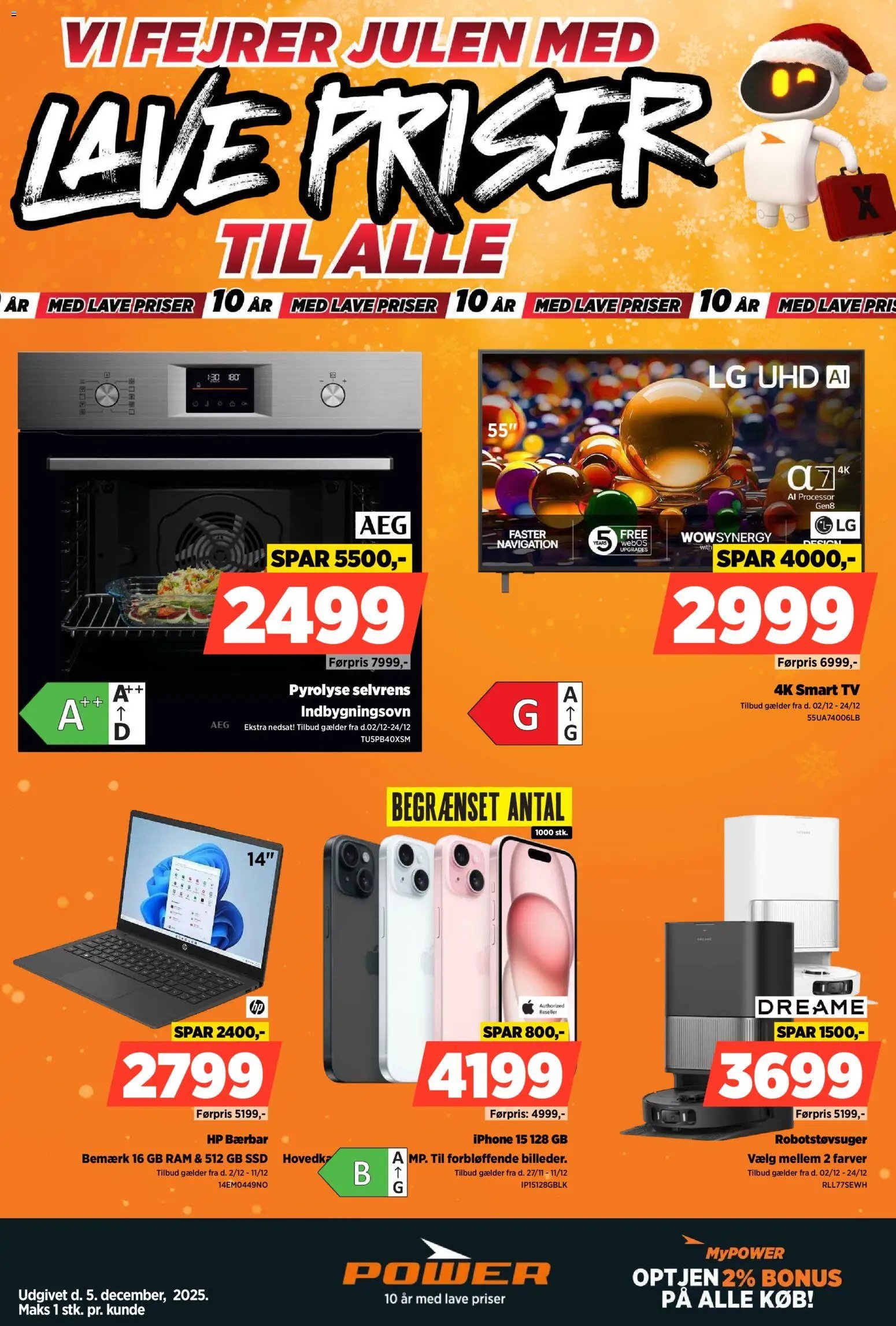 Power tilbudsavis fra 02/12/2025 Lave priser