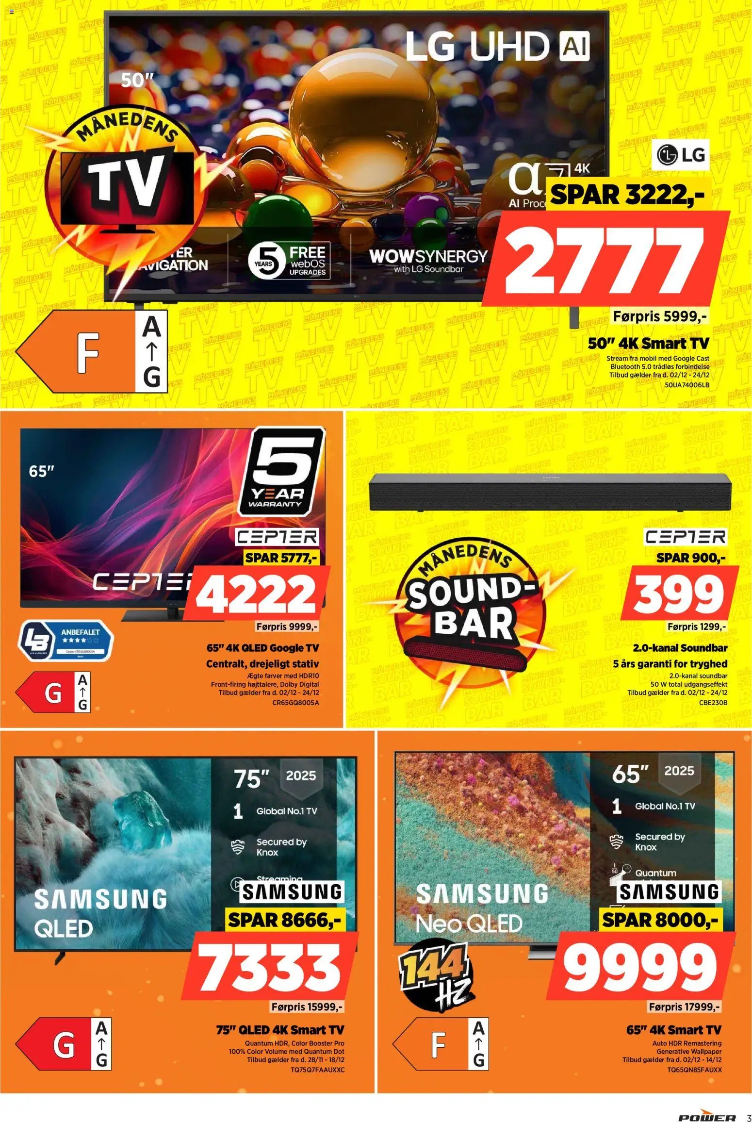 Power tilbudsavis fra 02/12/2025 Lave priser