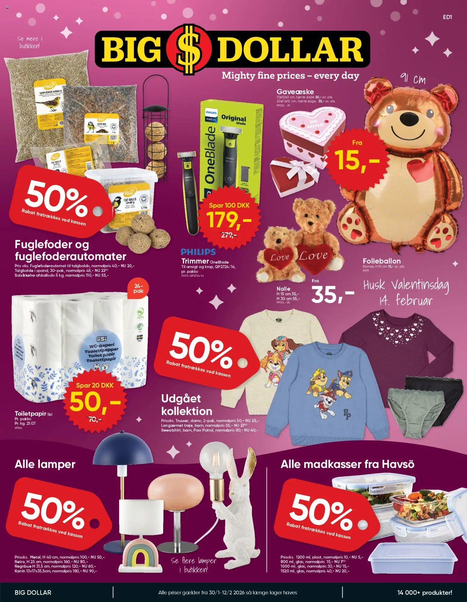 Bigdollar tilbudsavis fra 30/01/2026 Tilbudsavis