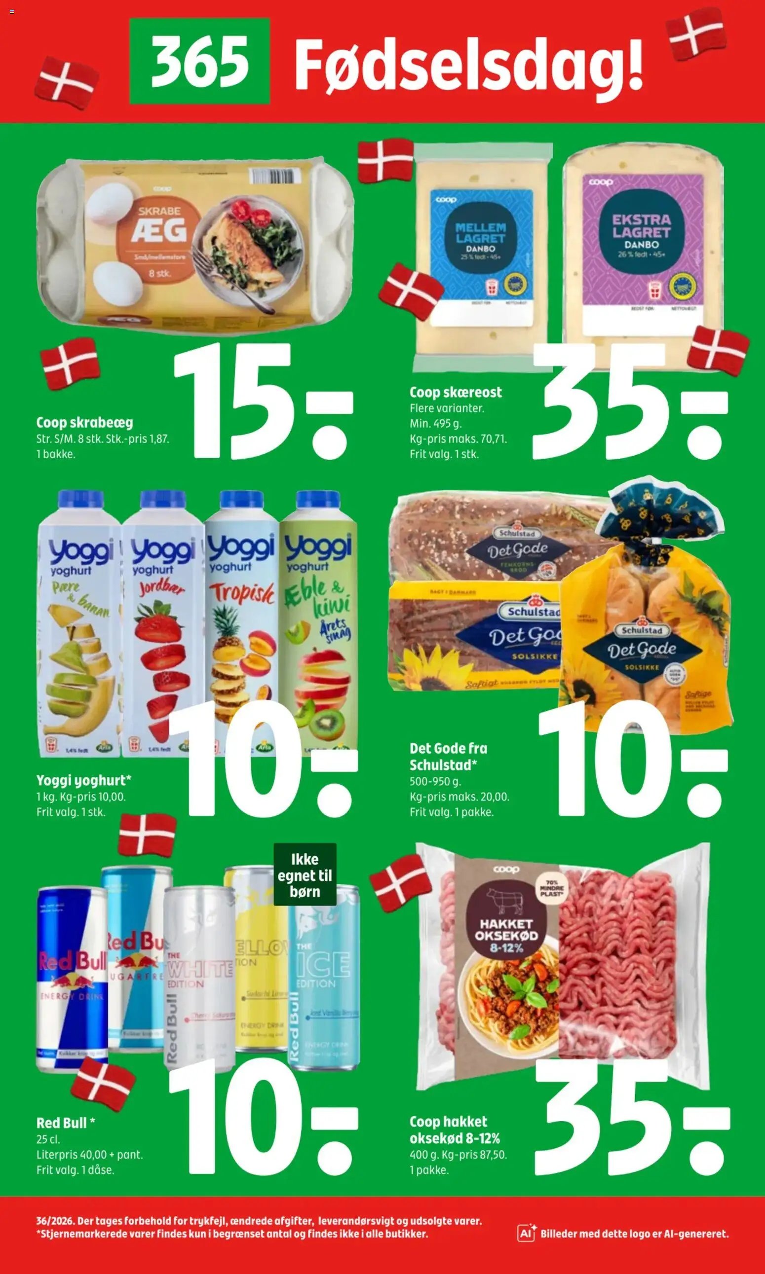 Coop 365 tilbudsavis fra 03/09/2026 Coop 365 - Tilbudsavis uge 36