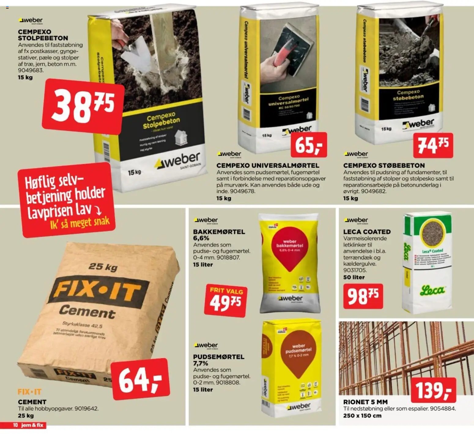 Jem & fix tilbudsavis fra 20/09/2026 Jem & fix - Tilbudsavis uge 39