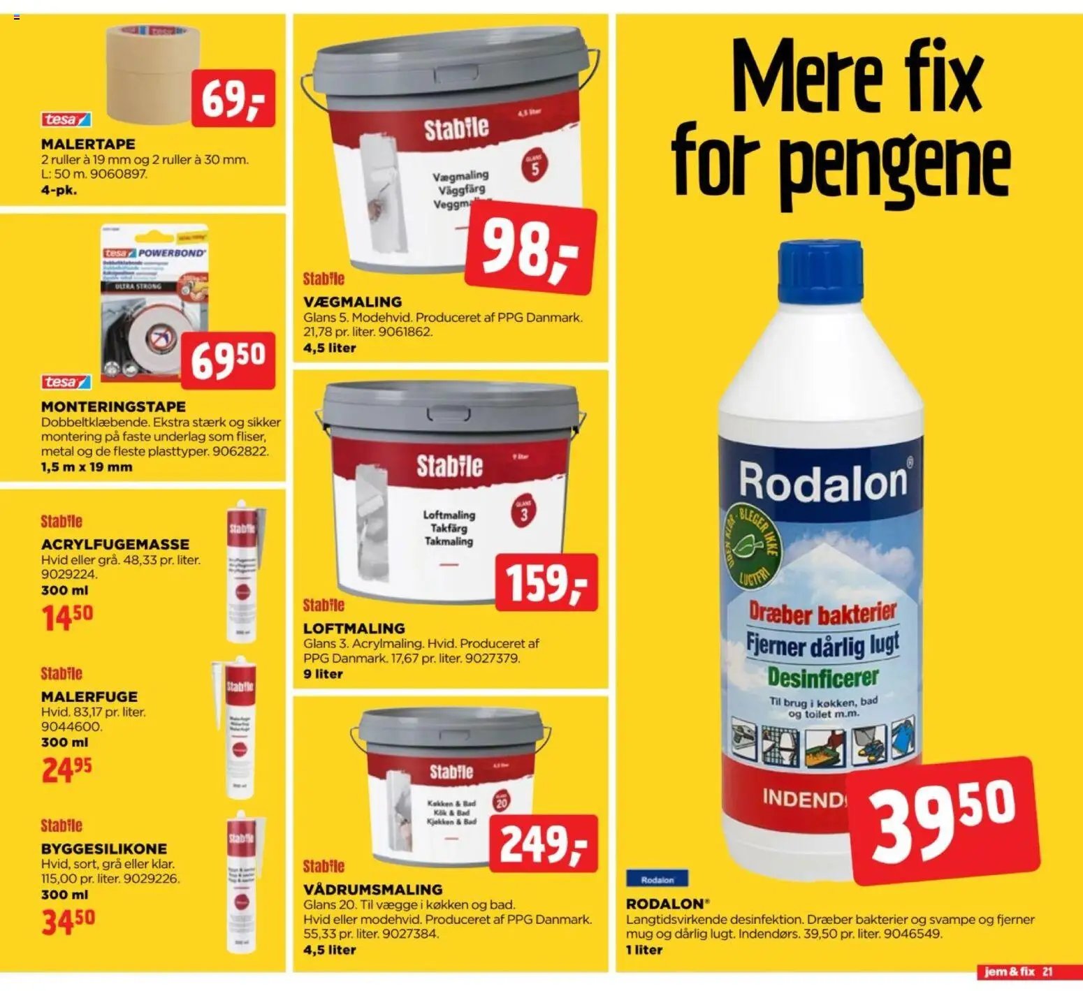Jem & fix tilbudsavis fra 20/09/2026 Jem & fix - Tilbudsavis uge 39