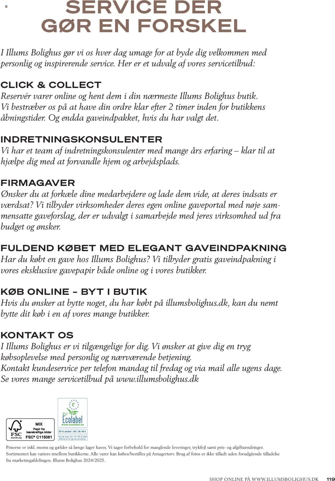 Illums Bolighus tilbudsavis fra 04/11/2024 Katalog 2024/2025