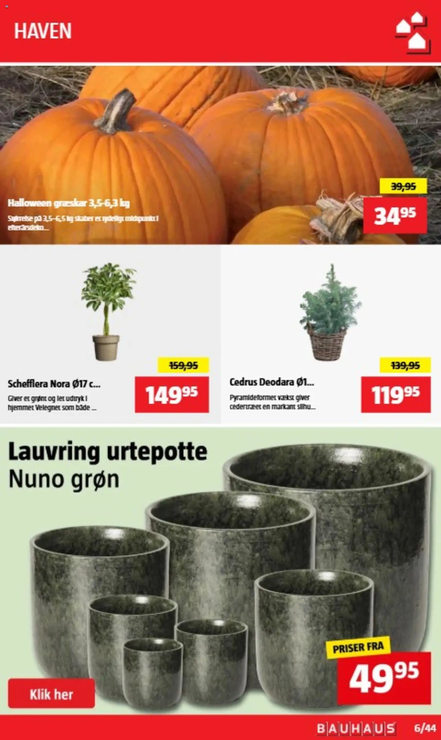 Nye Bauhaus tilbud fra 20/10/2026