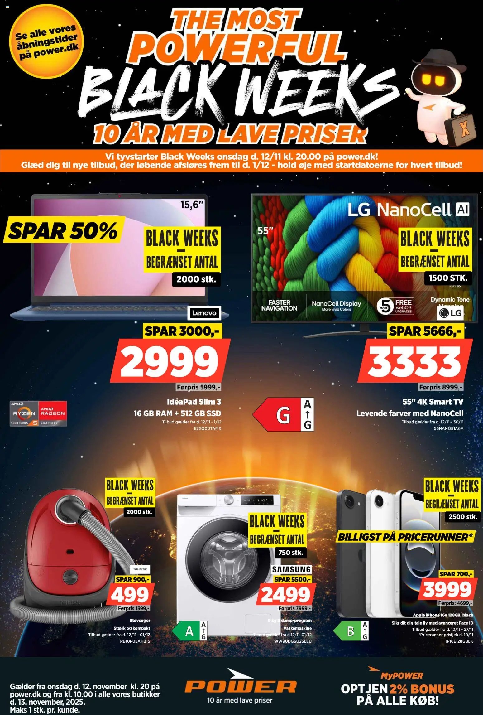 Power tilbudsavis fra 12/11/2025 Black Friday