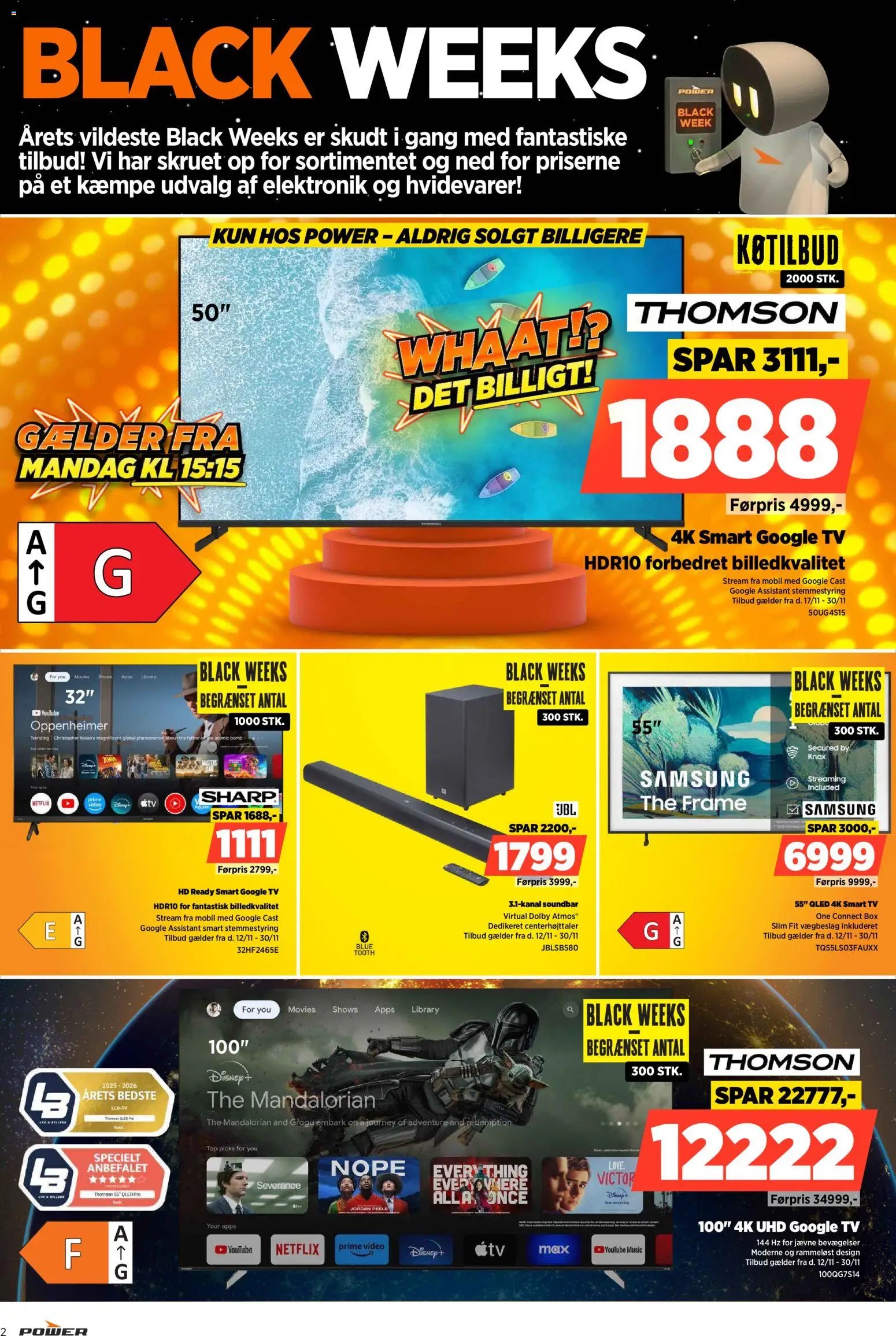 Power tilbudsavis fra 12/11/2025 Black Friday