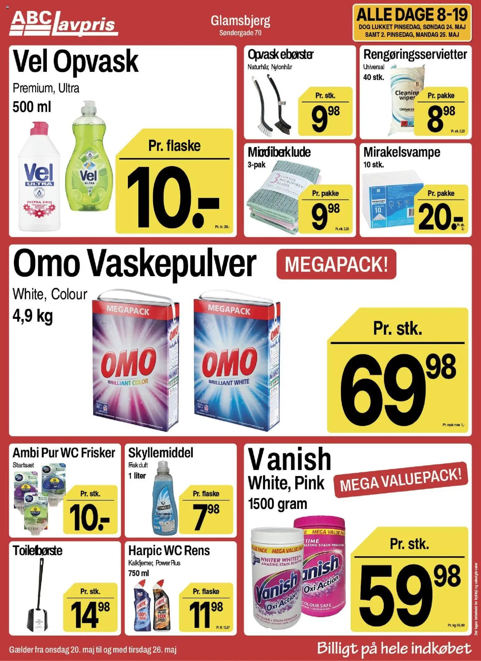 Abc Lavpris tilbudsavis fra 20/05/2026 Abc Lavpris - Glamsbjerg (2026-05-20 - 2026-05-26)