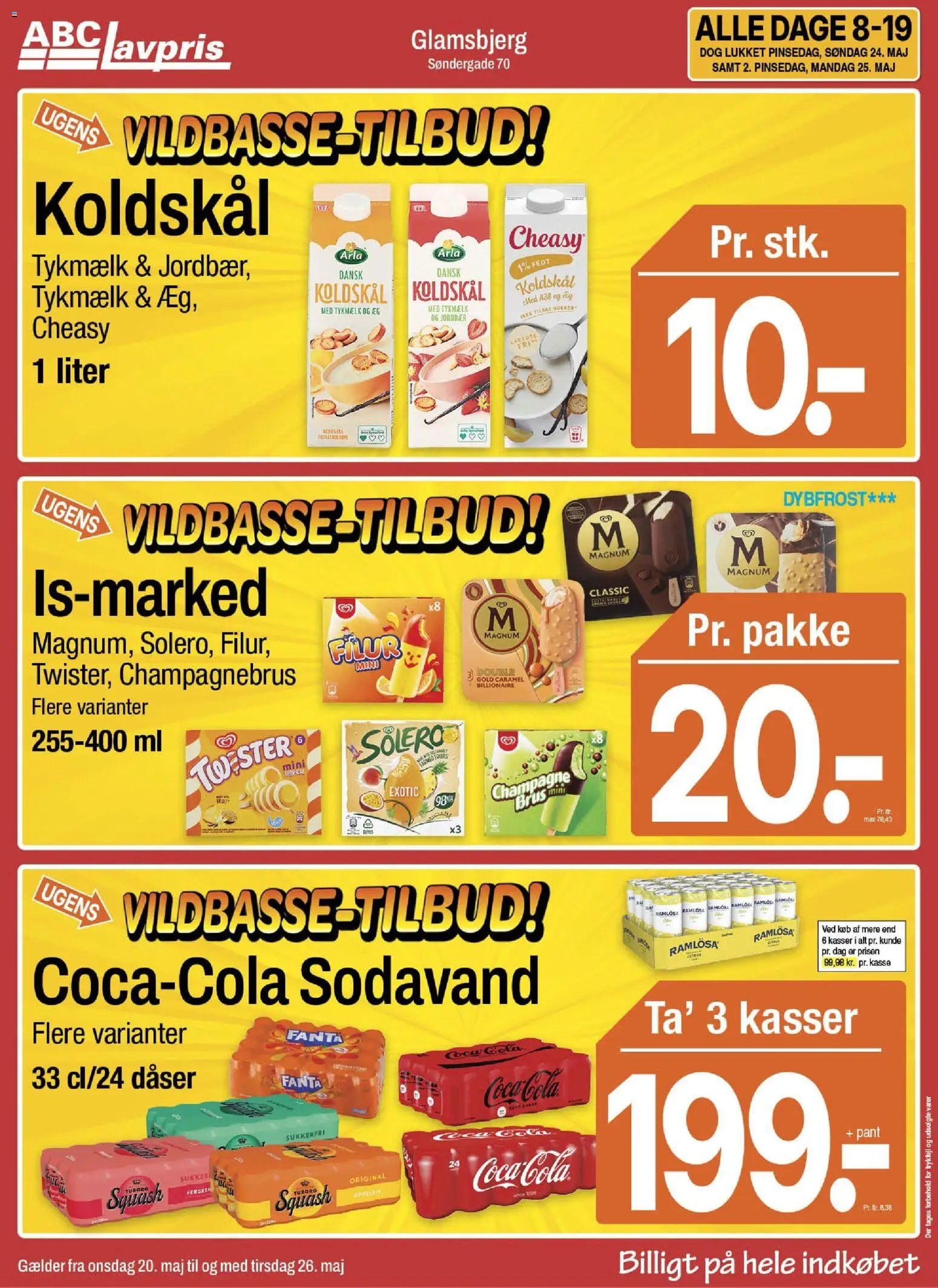 Abc Lavpris tilbudsavis fra 20/05/2026 Abc Lavpris - Glamsbjerg (2026-05-20 - 2026-05-26)