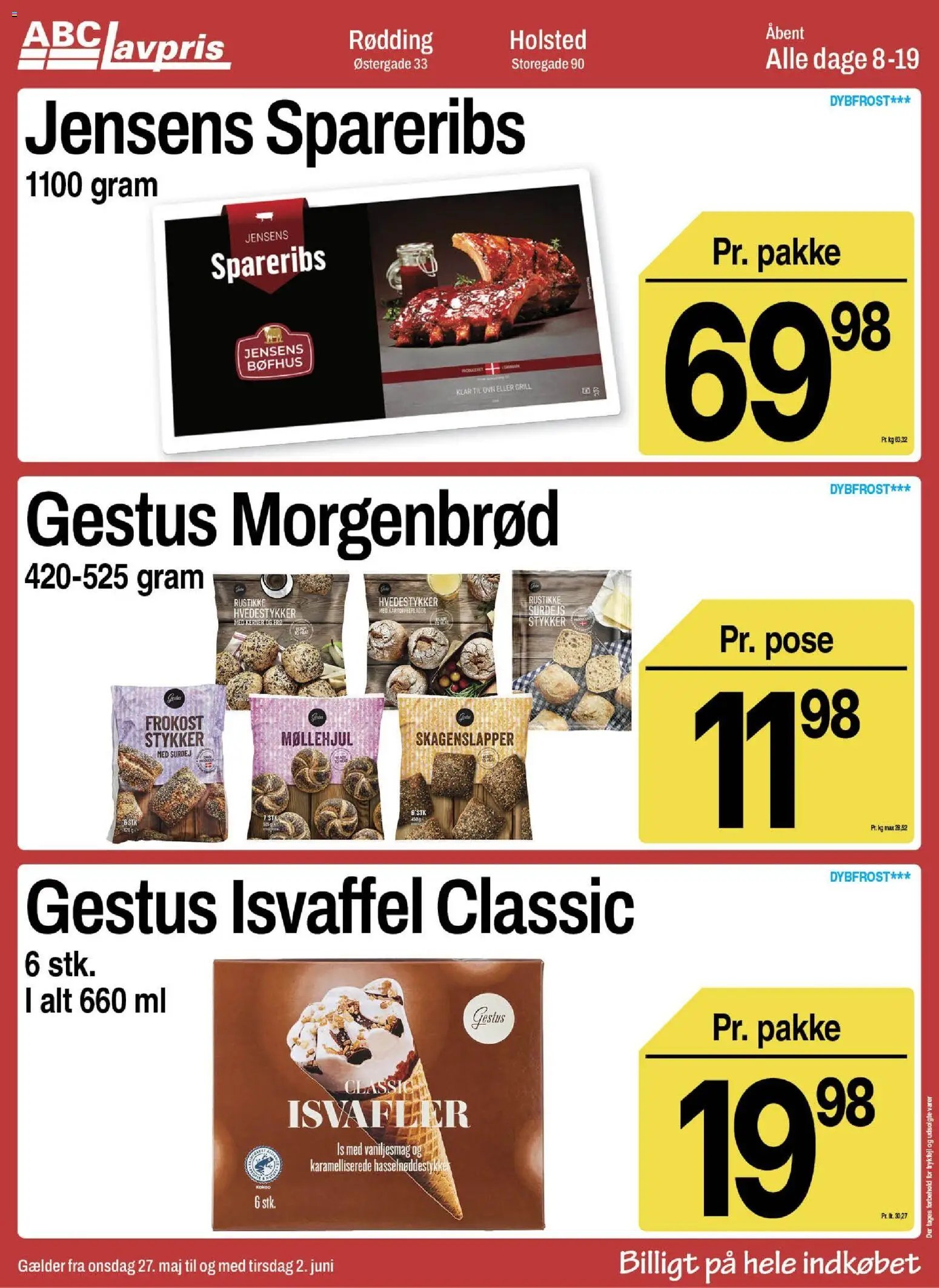Abc Lavpris tilbudsavis fra 27/05/2026 Abc Lavpris - Rødding