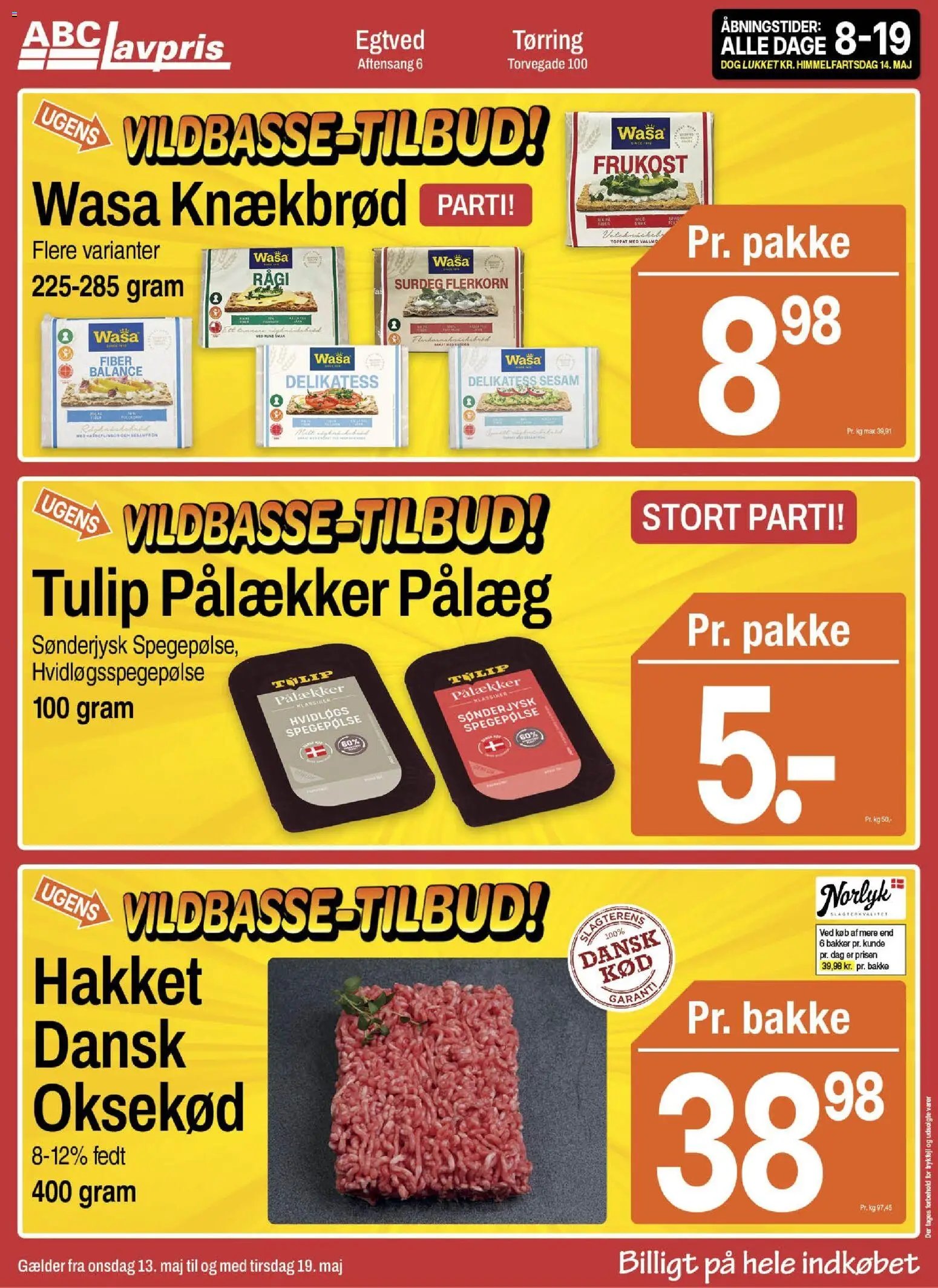Abc Lavpris tilbudsavis fra 13/05/2026 Abc Lavpris - Egtved