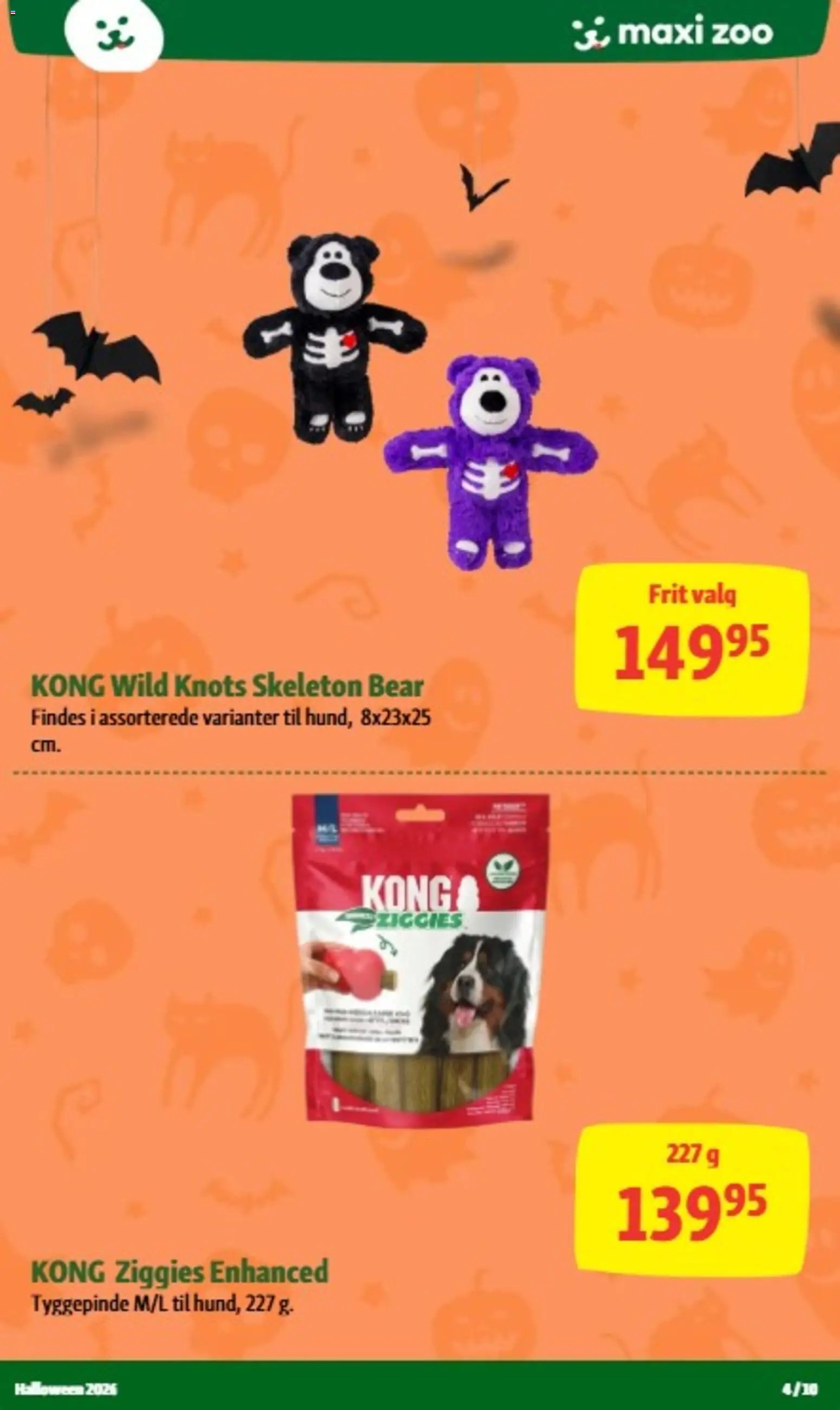 Nye Maxi Zoo tilbud fra 14/10/2026