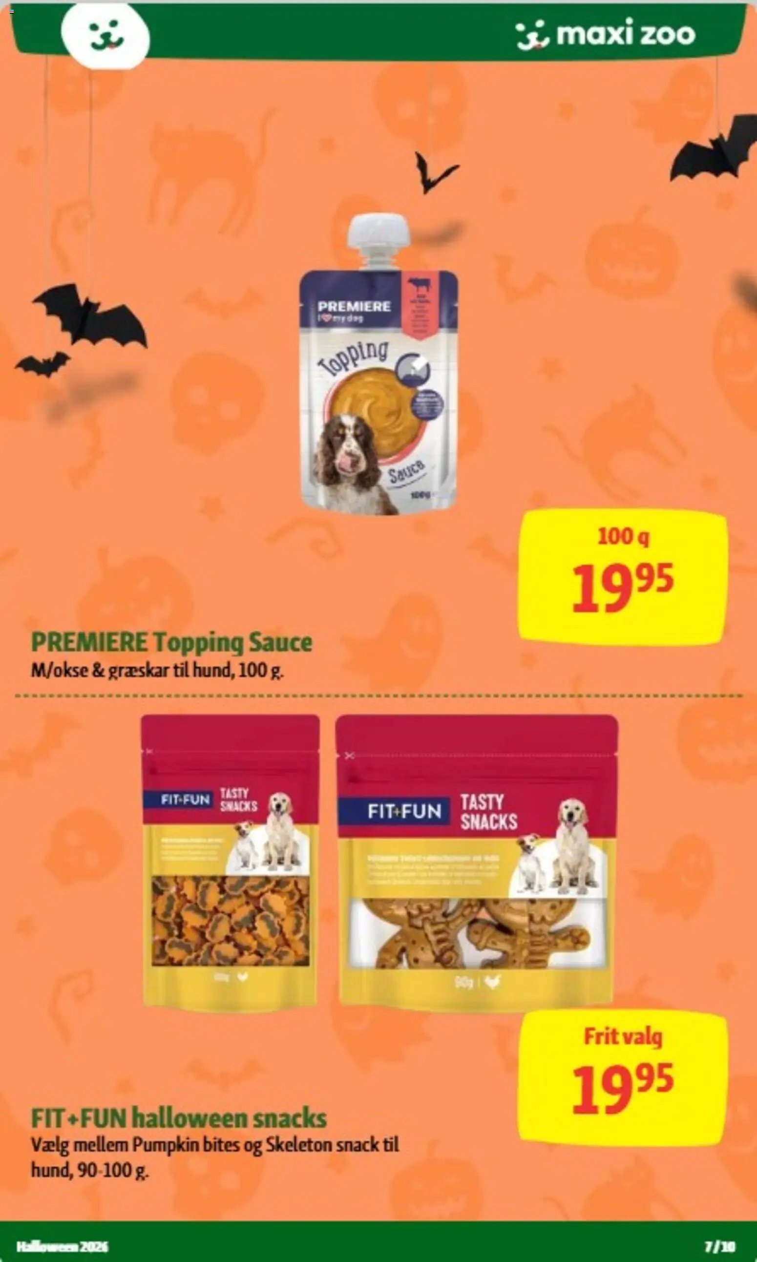 Nye Maxi Zoo tilbud fra 14/10/2026