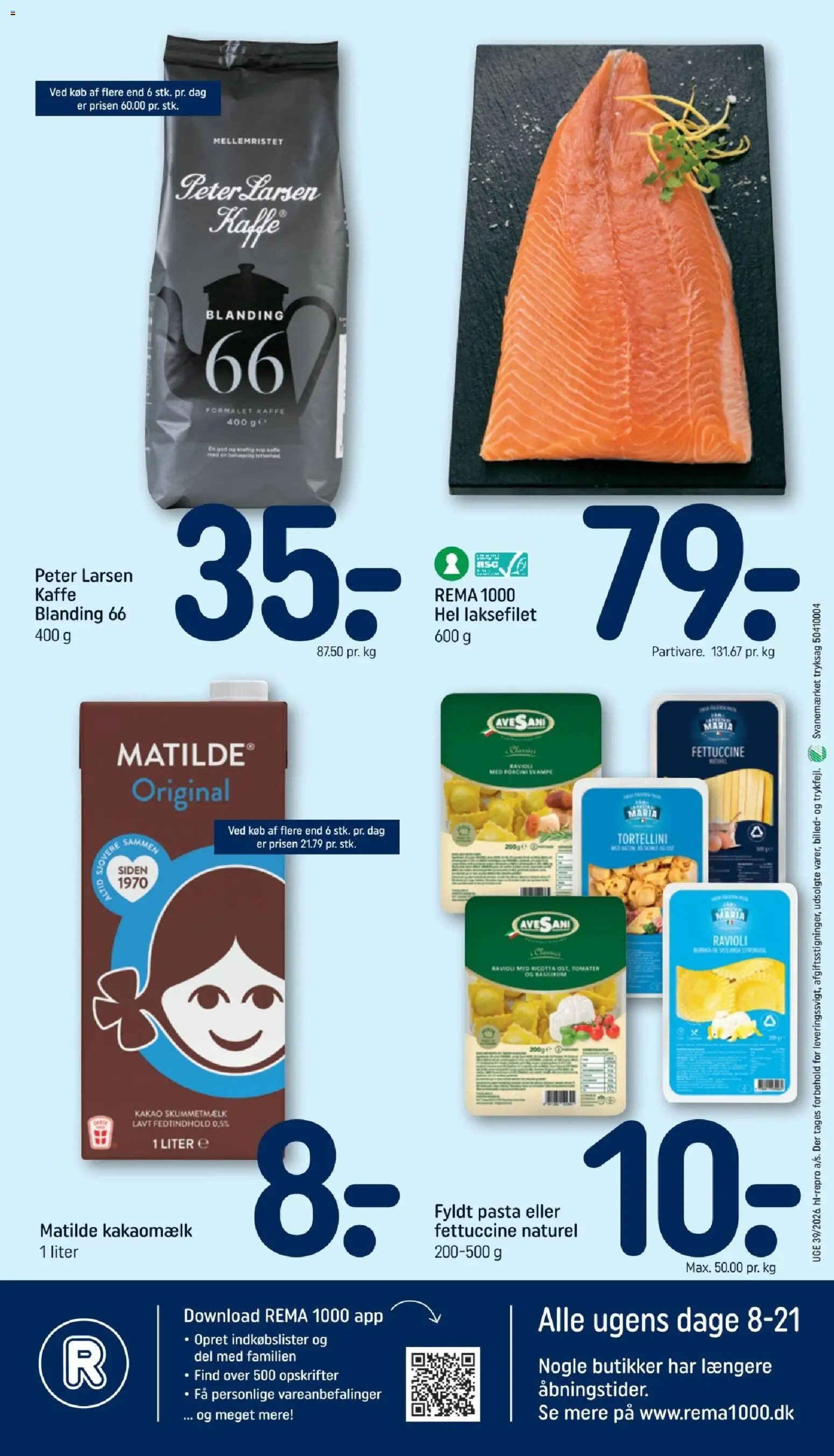 Rema 1000 tilbudsavis fra 20/09/2026 Rema 1000 - Tilbudsavis uge 39