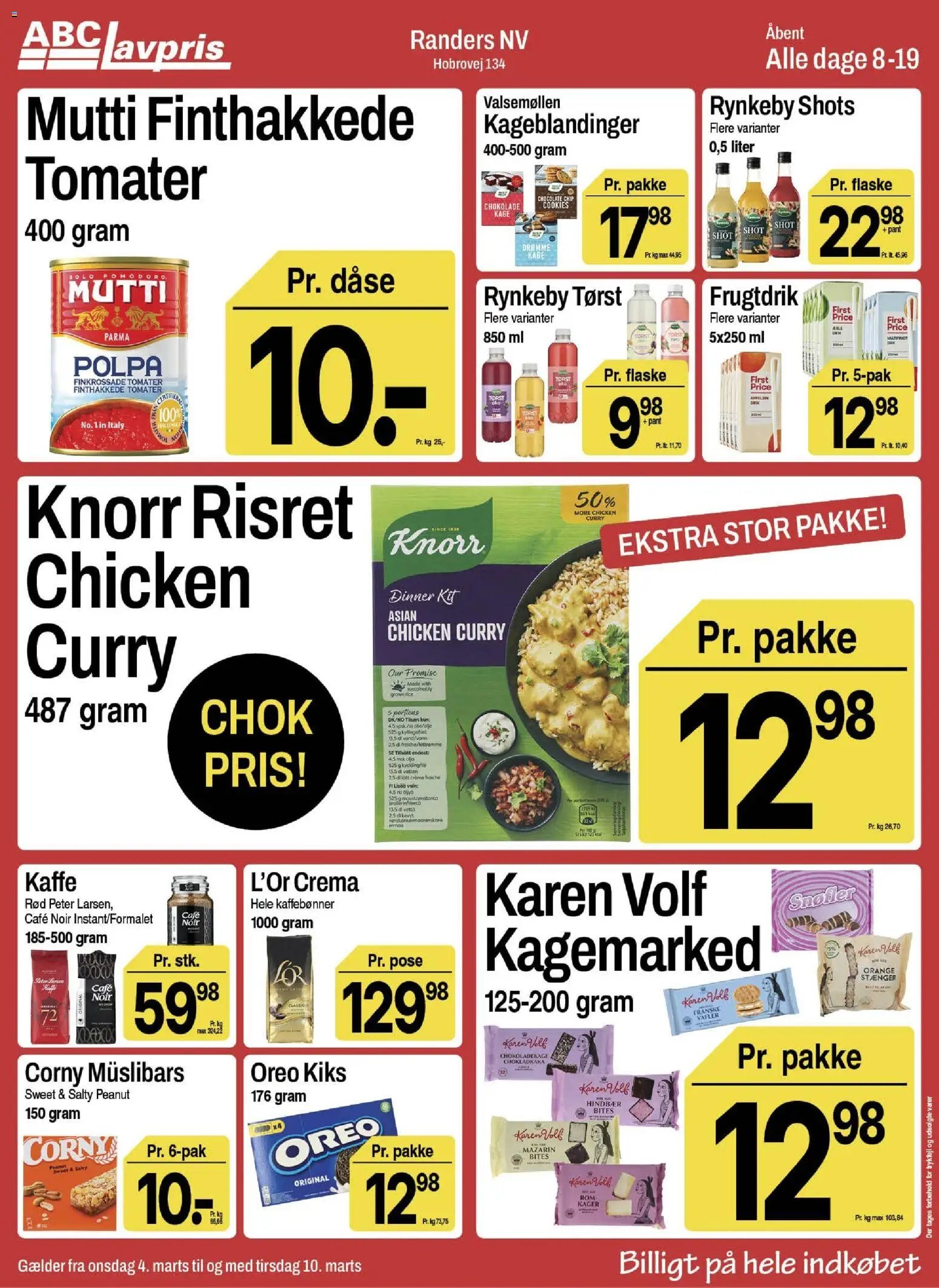 Abc Lavpris tilbudsavis fra 04/03/2026 Randers NV