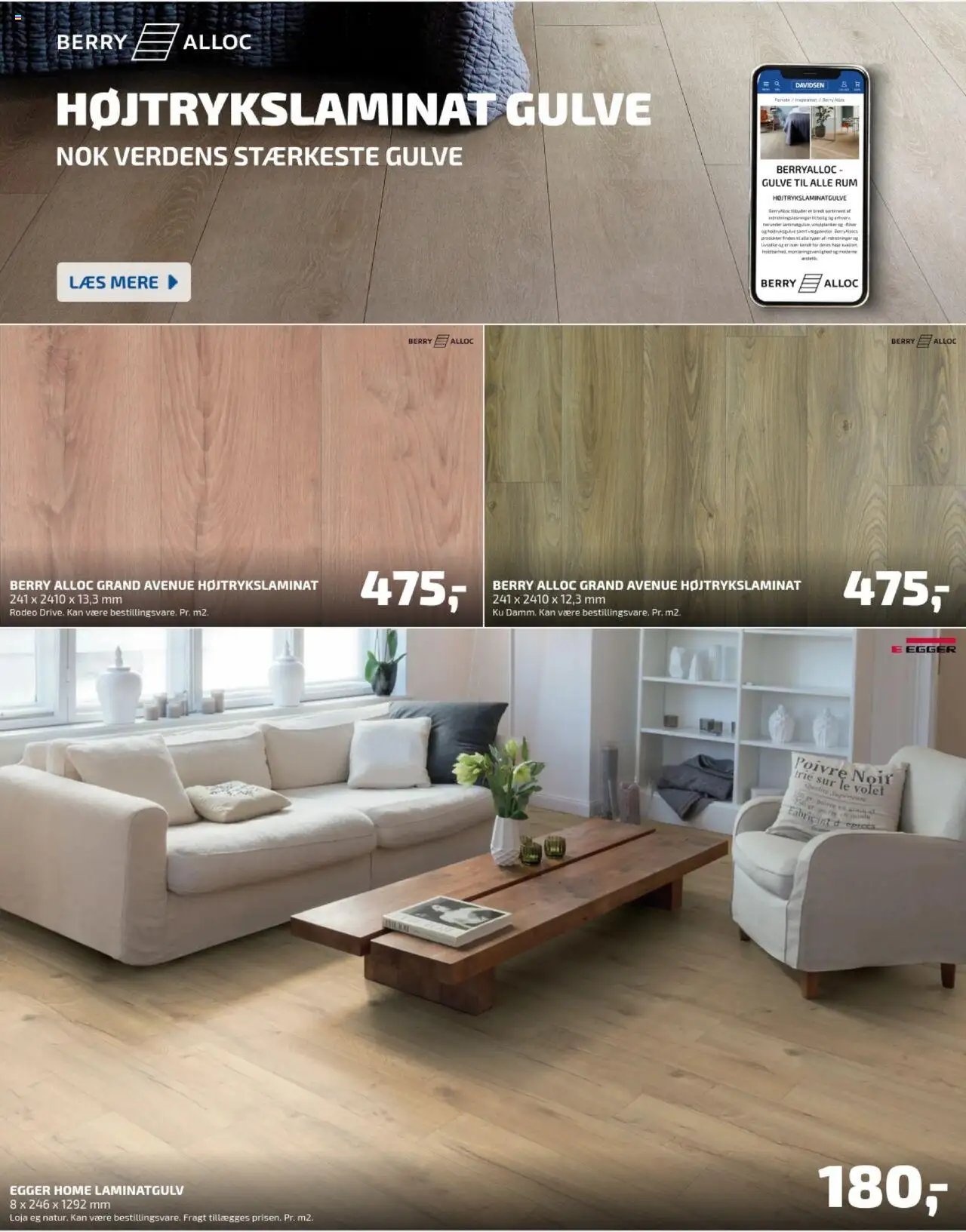 Davidsen tilbudsavis fra 23/10/2023 Gulve