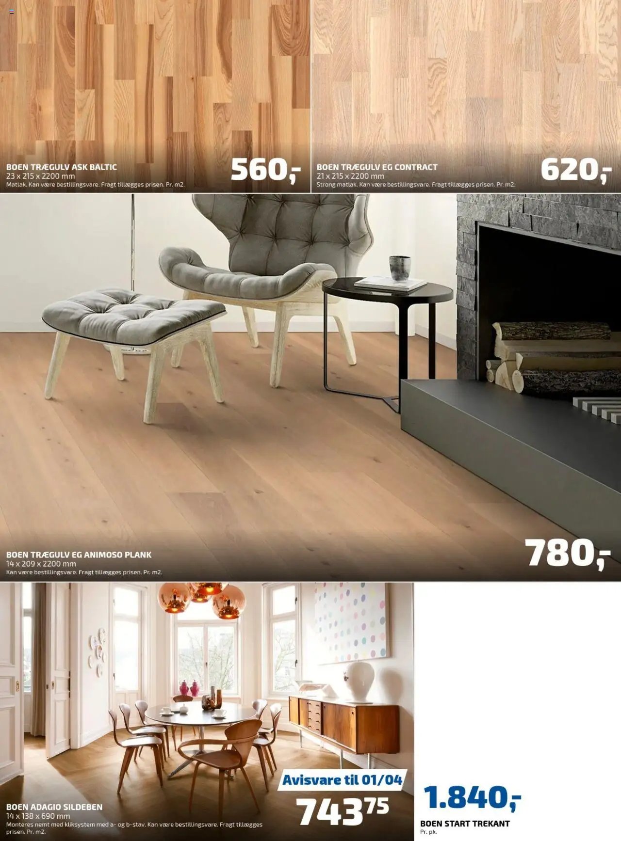 Davidsen tilbudsavis fra 23/10/2023 Gulve