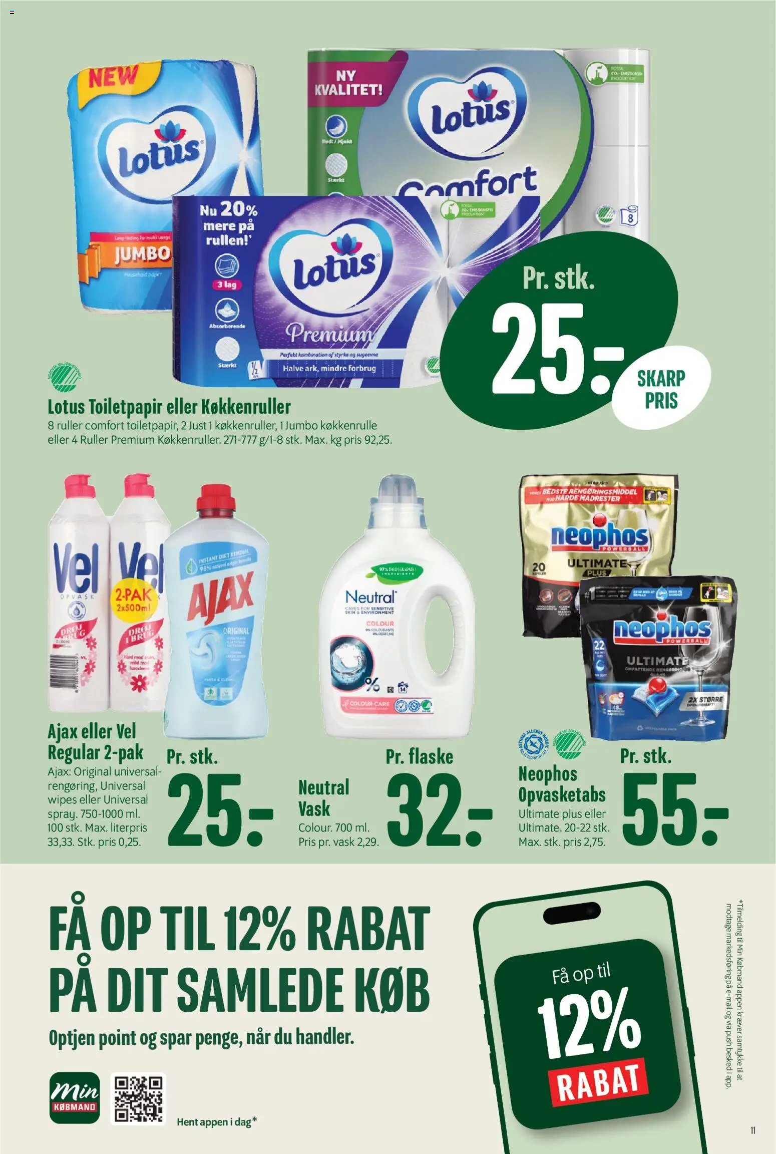 Min Købmand tilbudsavis fra 25/09/2026 Min Købmand - Tilbudsavis