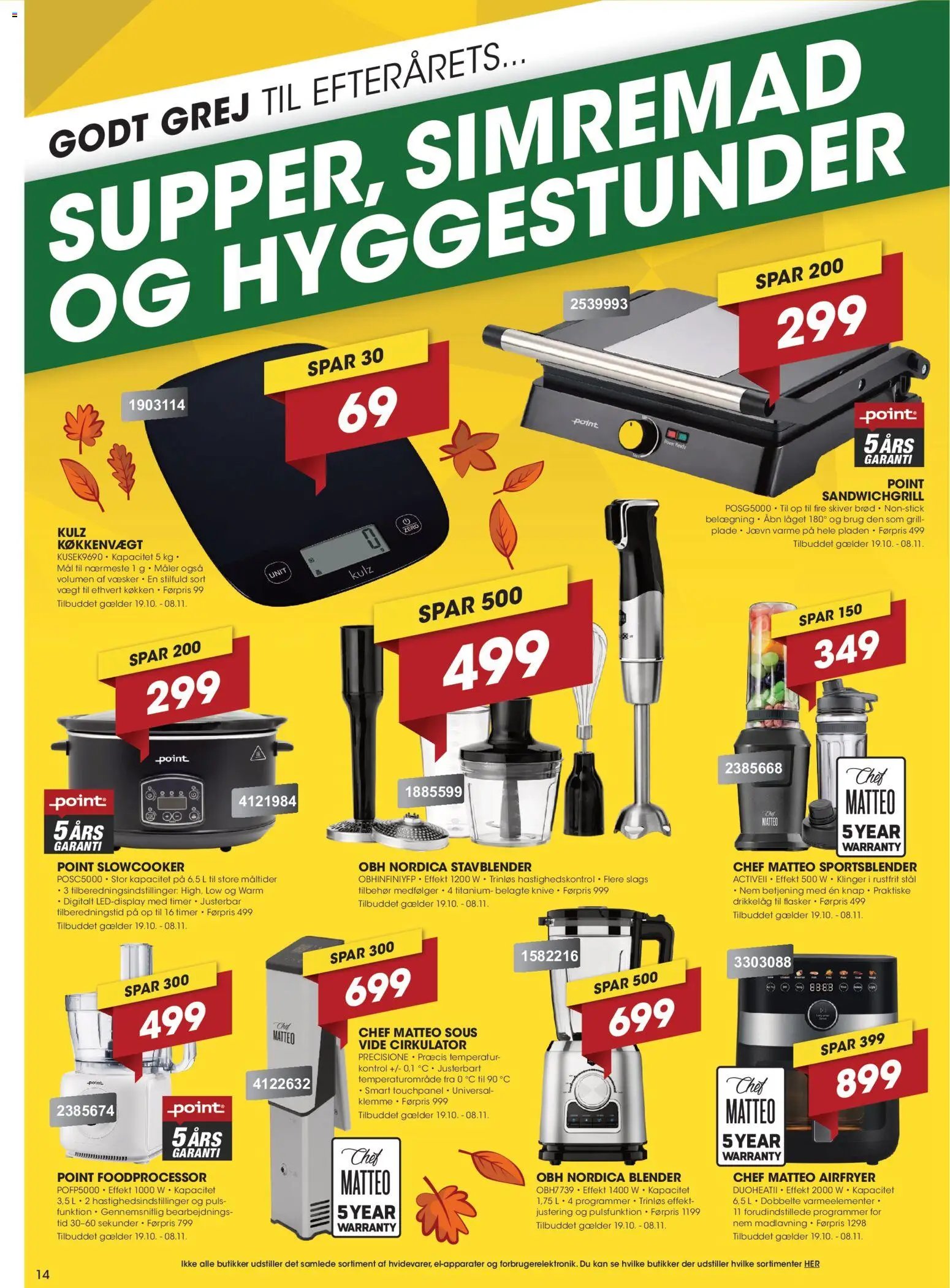 Nye Punkt1 tilbud fra 19/10/2026
