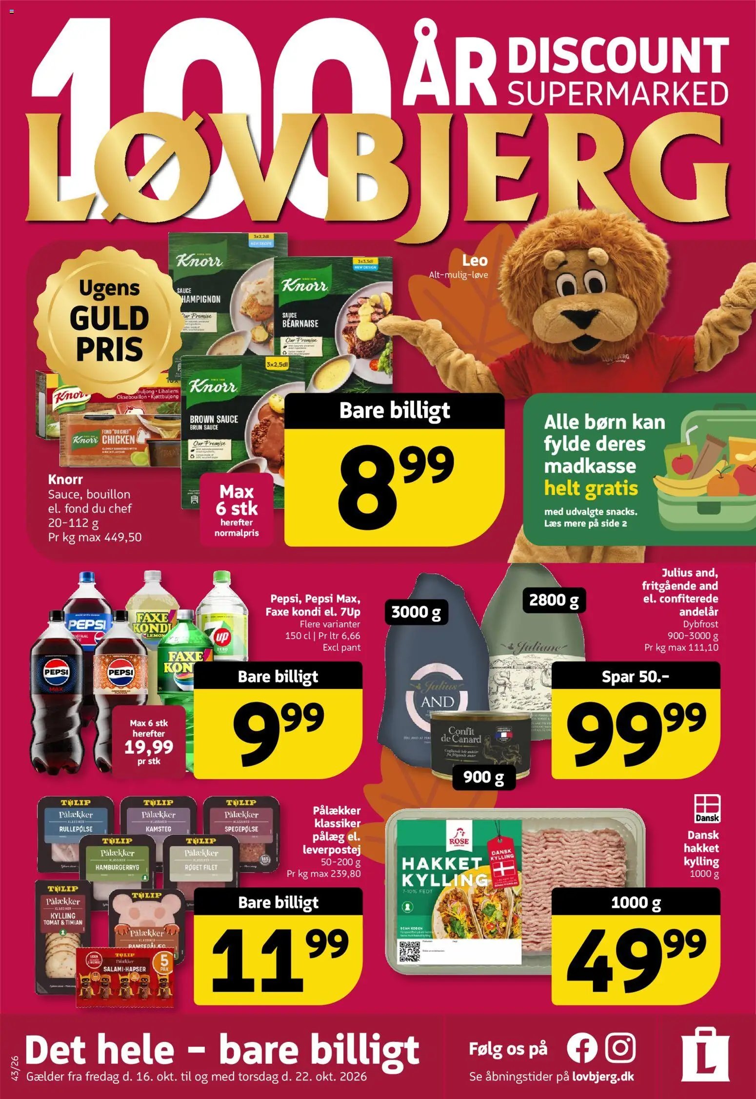 Nye Løvbjerg tilbud fra 16/10/2026