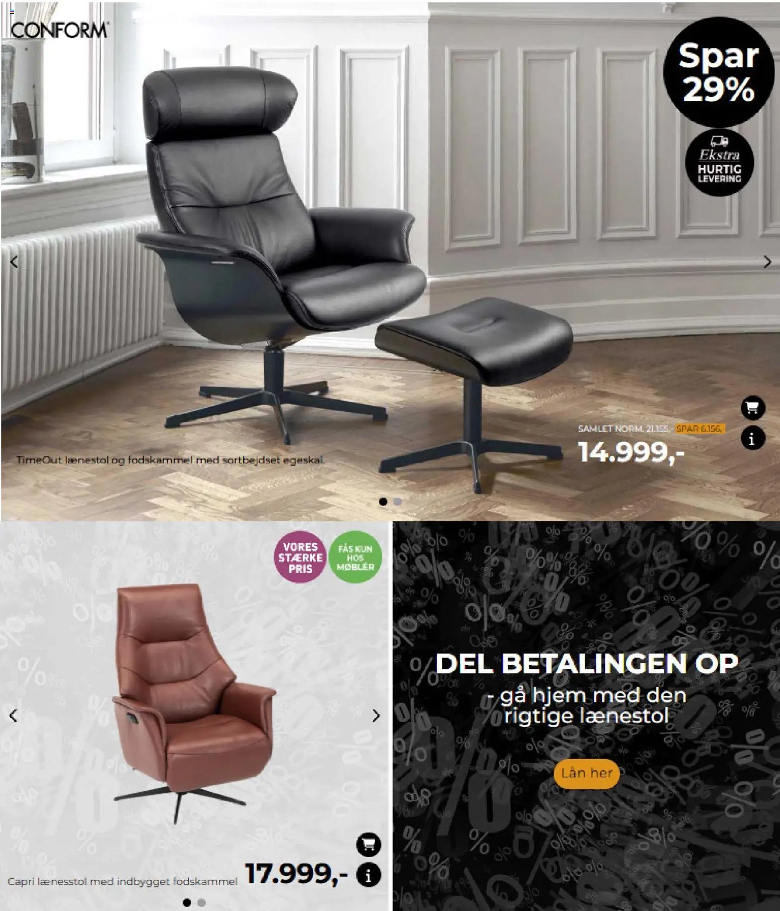 Møblér tilbudsavis fra 31/10/2025 Black Friday