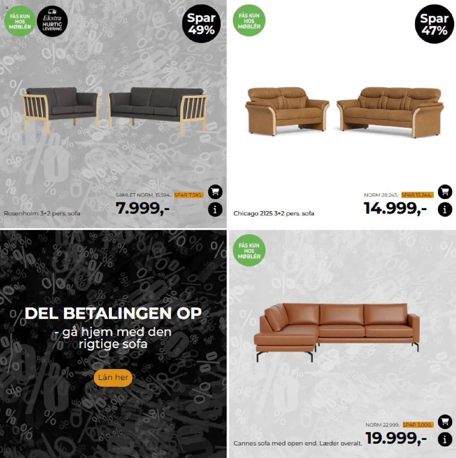 Møblér tilbudsavis fra 31/10/2025 Black Friday