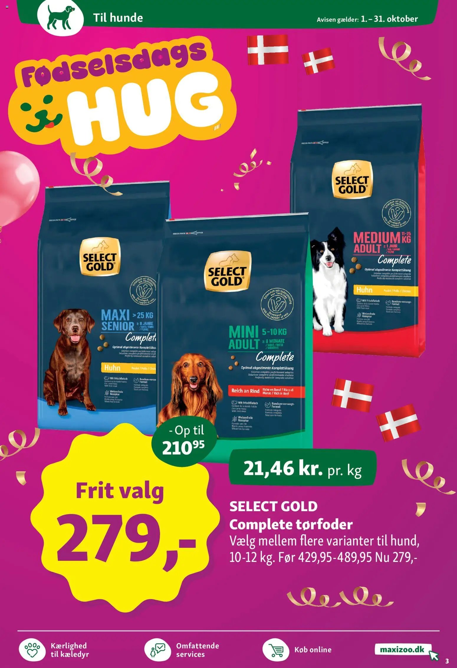 Maxi Zoo tilbudsavis fra 01/10/2026 Maxi Zoo - Tilbudsavis