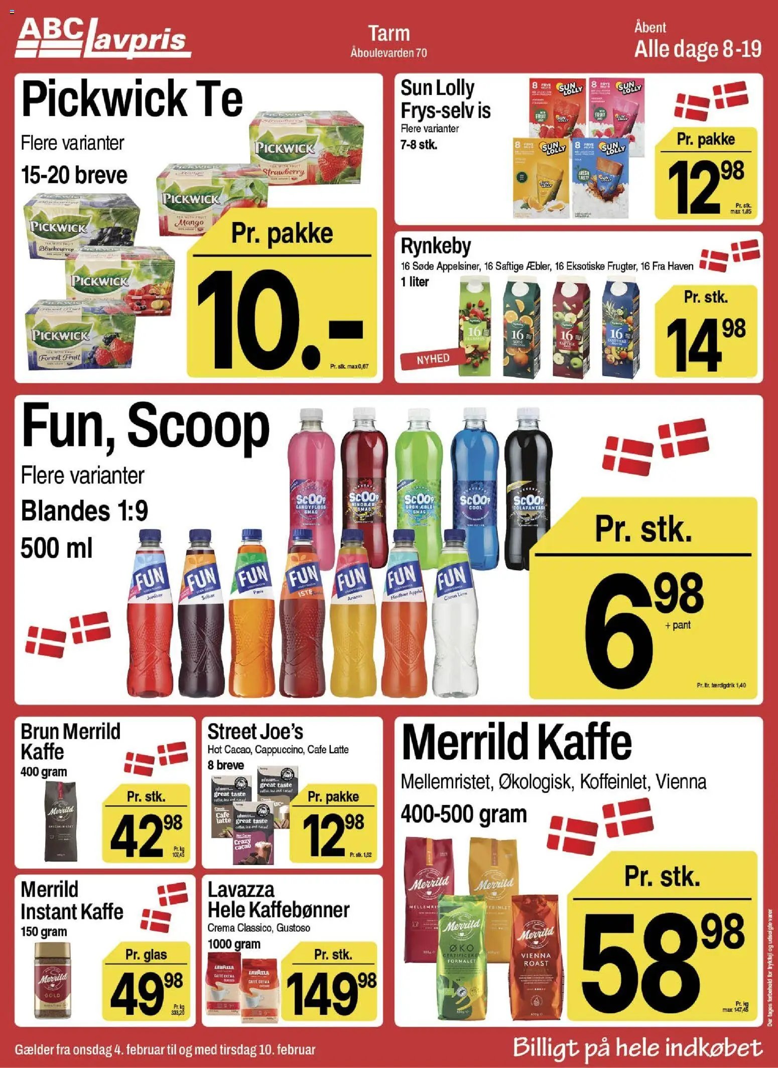 Abc Lavpris tilbudsavis fra 04/02/2026 Tarm