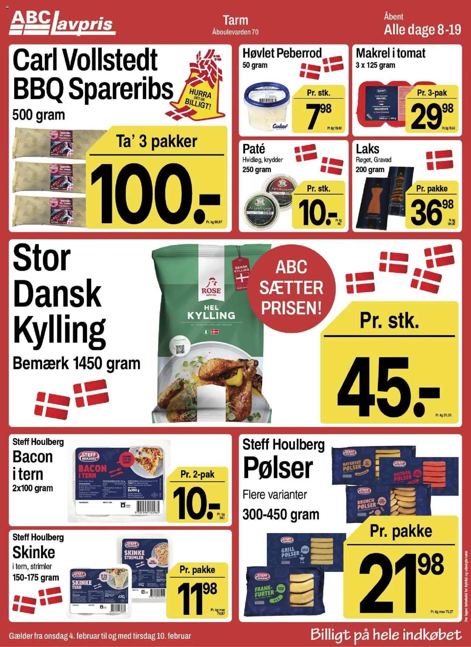 Abc Lavpris tilbudsavis fra 04/02/2026 Tarm