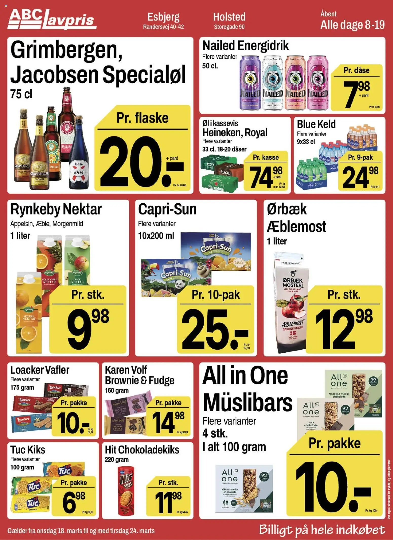 Abc Lavpris tilbudsavis fra 18/03/2026 Abc Lavpris - Esbjerg