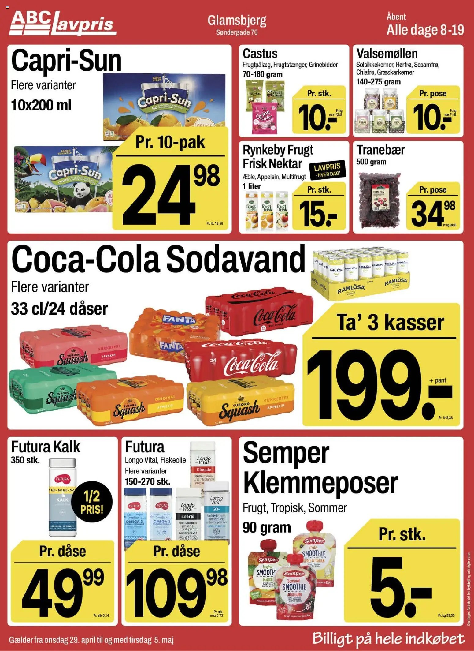 Abc Lavpris tilbudsavis fra 29/04/2026 Abc Lavpris - Glamsbjerg