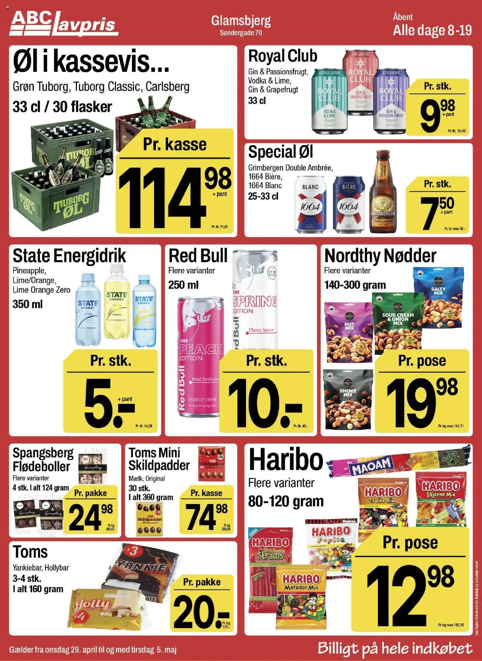 Abc Lavpris tilbudsavis fra 29/04/2026 Abc Lavpris - Glamsbjerg