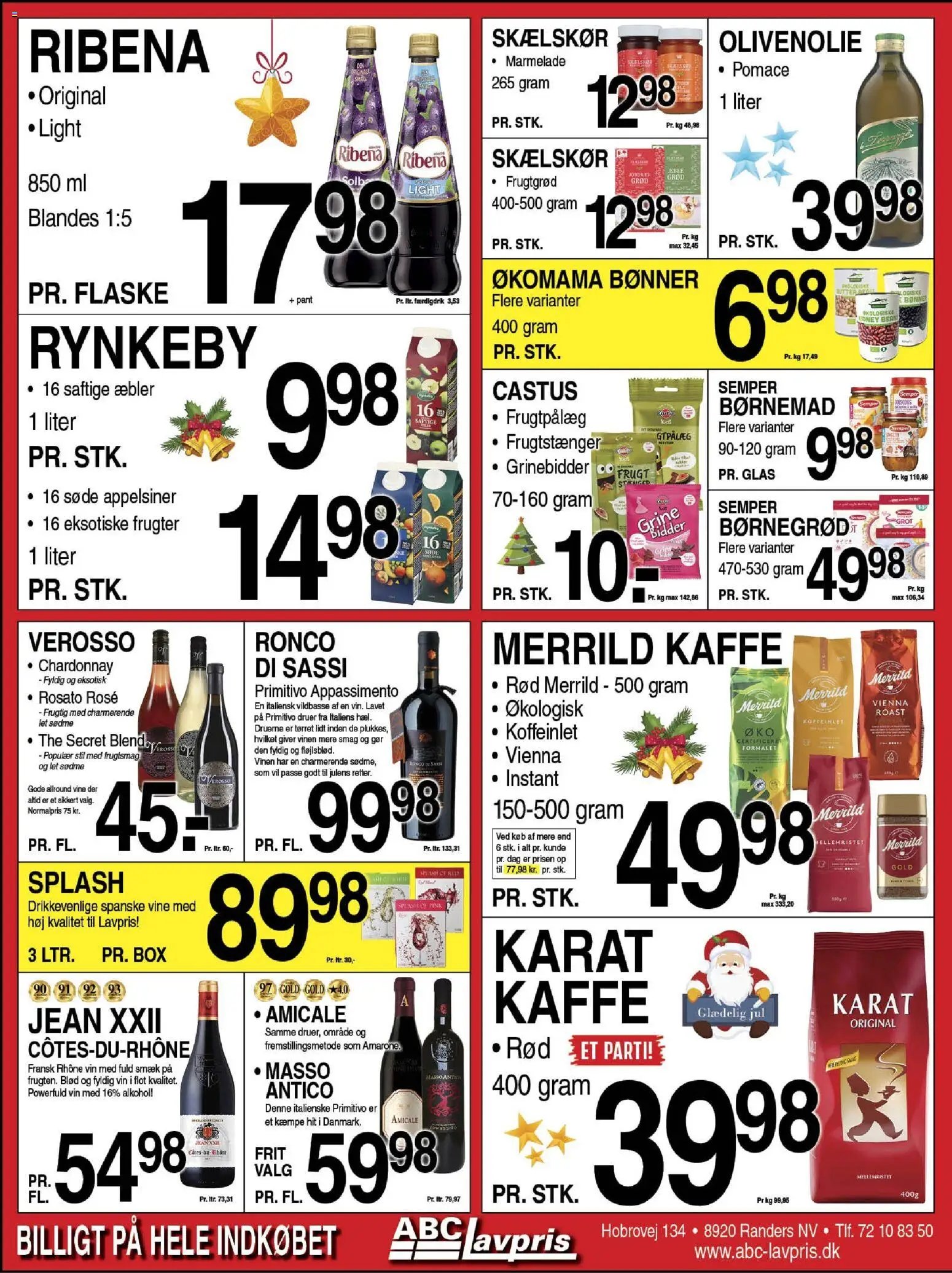 Abc Lavpris tilbudsavis fra 26/11/2025 Randers NV