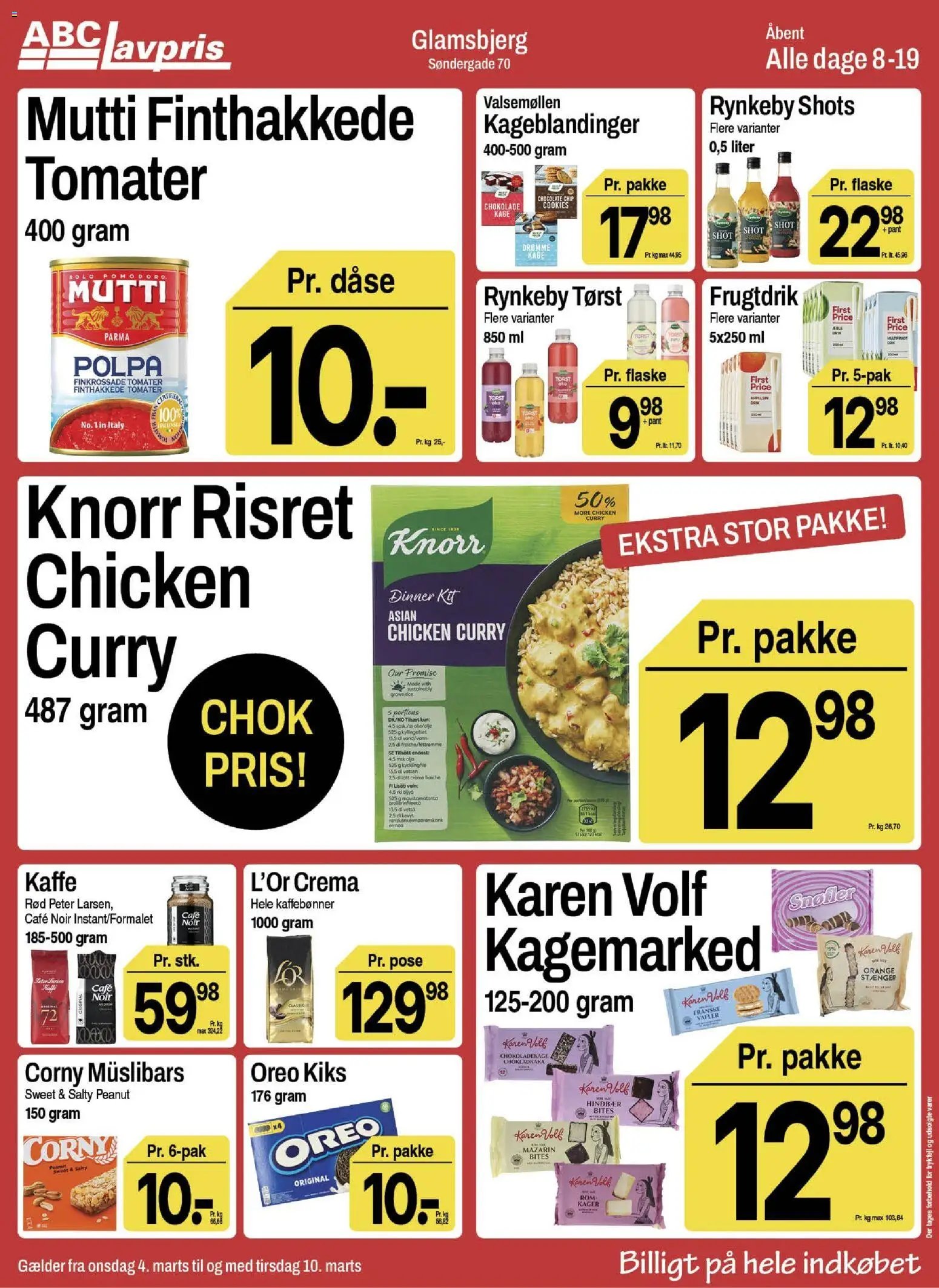 Abc Lavpris tilbudsavis fra 04/03/2026 Glamsbjerg