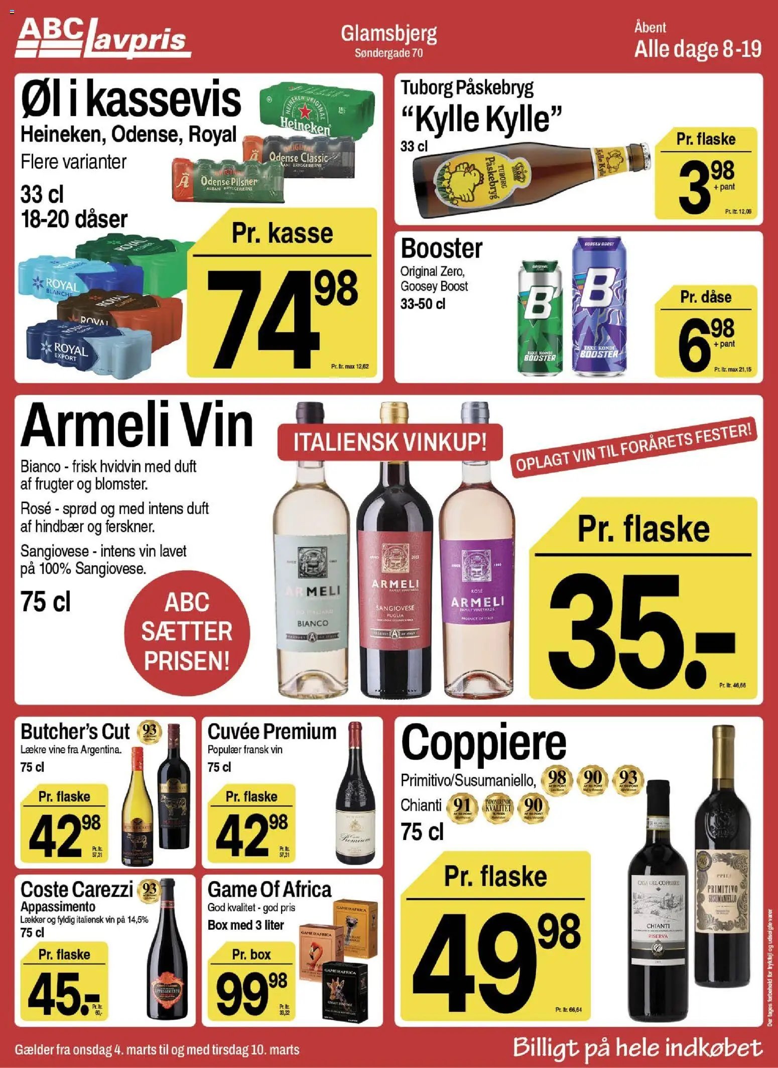 Abc Lavpris tilbudsavis fra 04/03/2026 Glamsbjerg