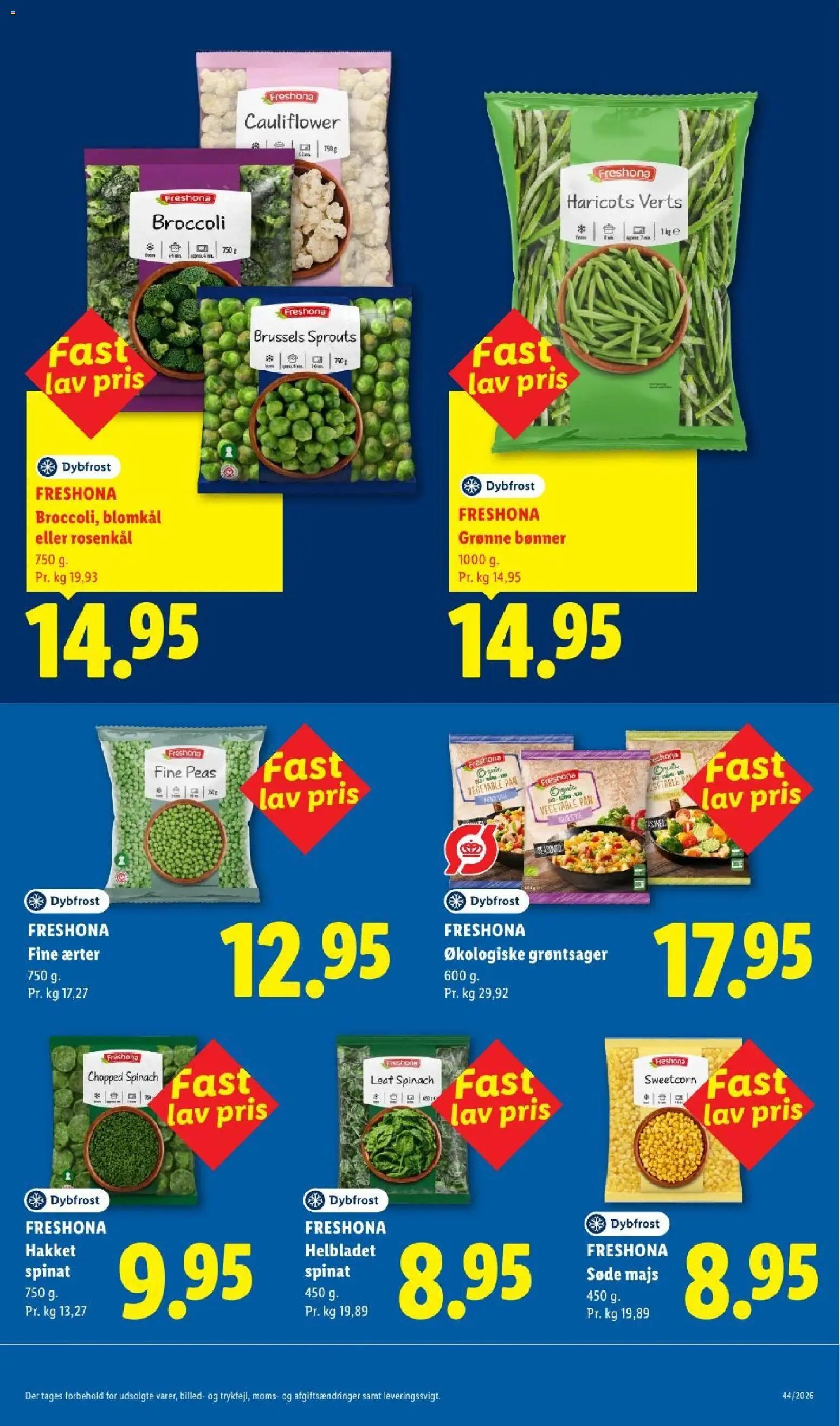Nye Lidl tilbud fra 25/10/2026