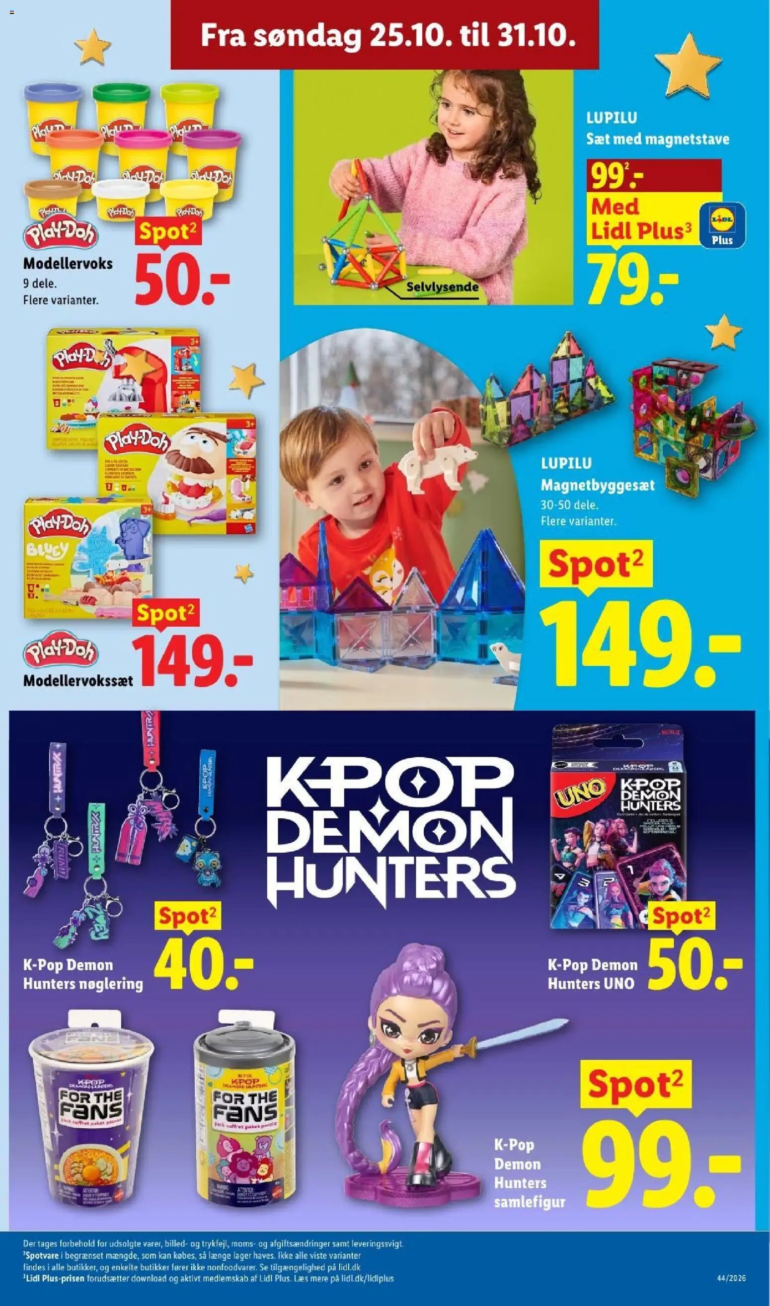 Nye Lidl tilbud fra 25/10/2026