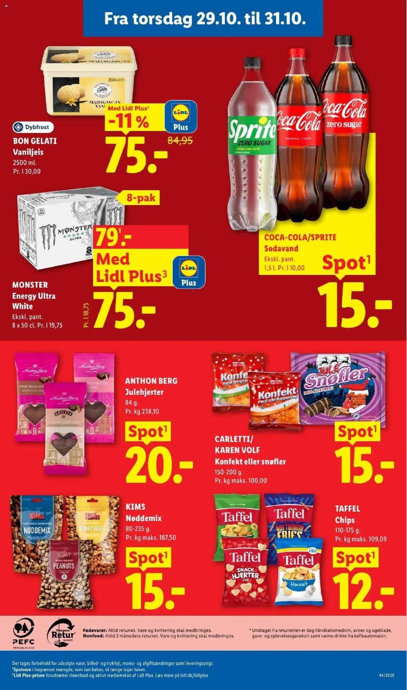 Nye Lidl tilbud fra 25/10/2026