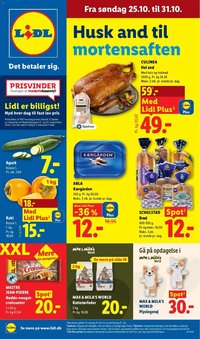 Nye Lidl tilbud fra 25/10/2026