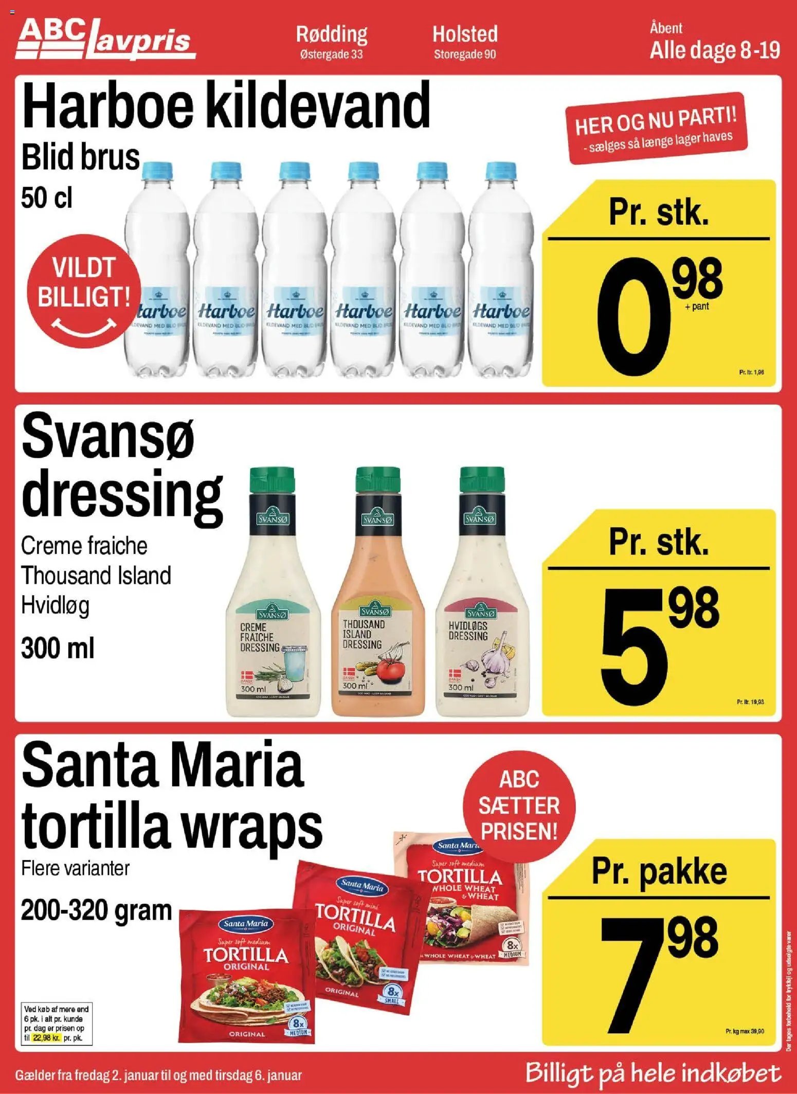 Abc Lavpris tilbudsavis fra 01/01/2026 Holsted