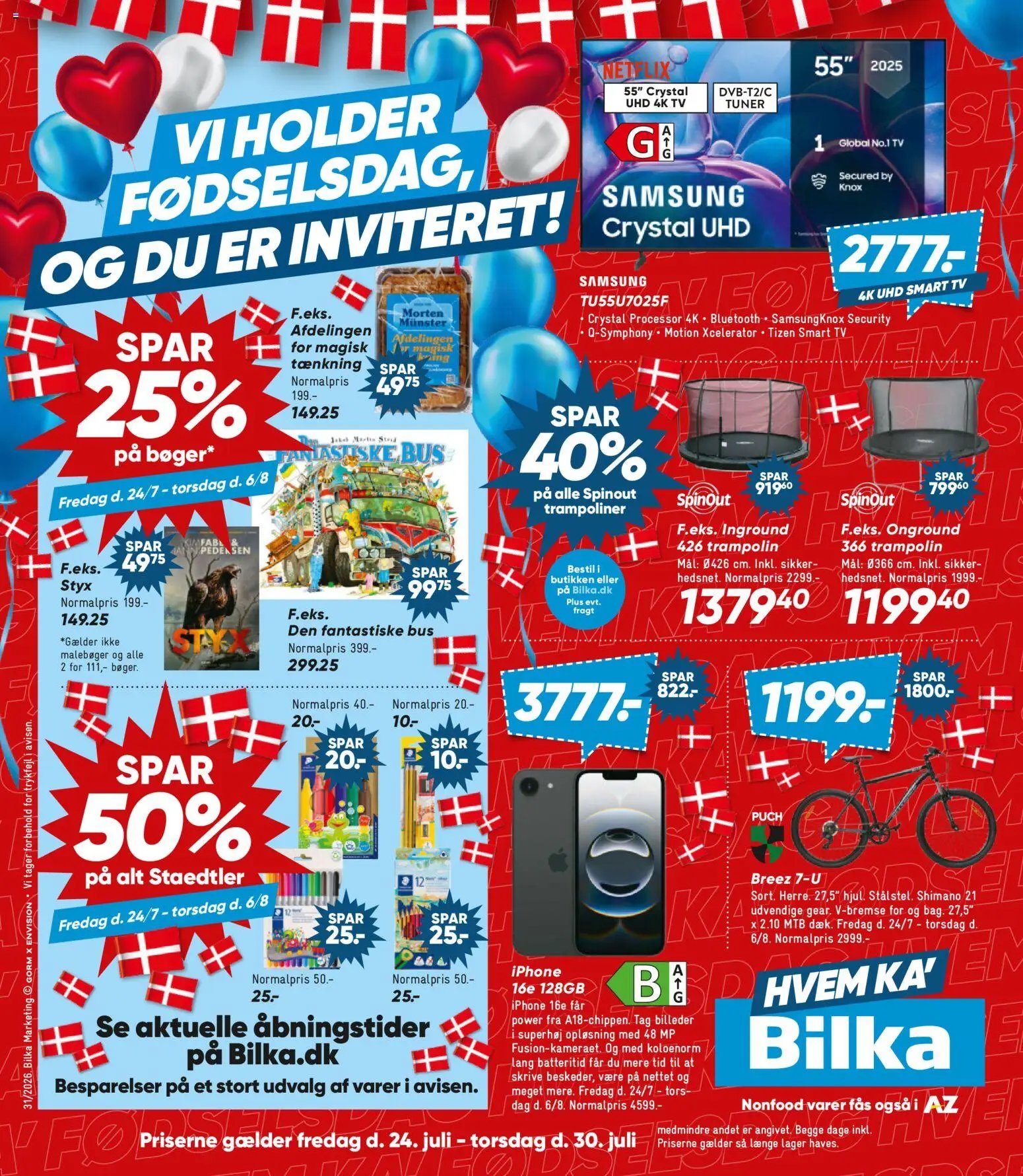 Bilka tilbudsavis fra 24/07/2026 Bilka - Nonfood uge 31