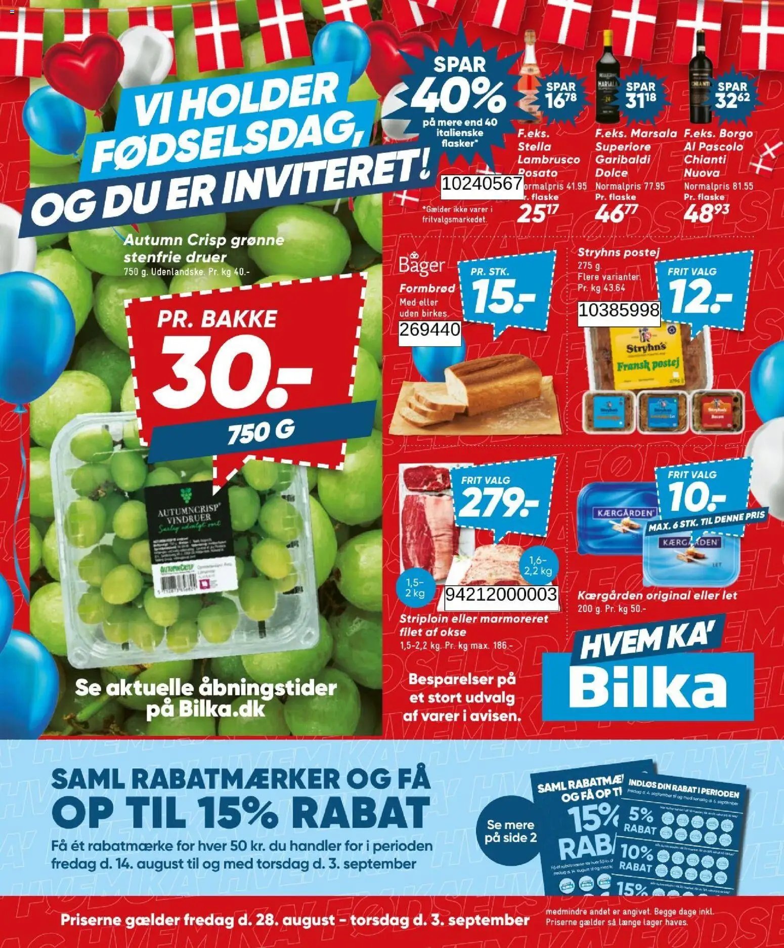Bilka tilbudsavis fra 28/08/2026 Bilka - Tilbudsavis uge 36