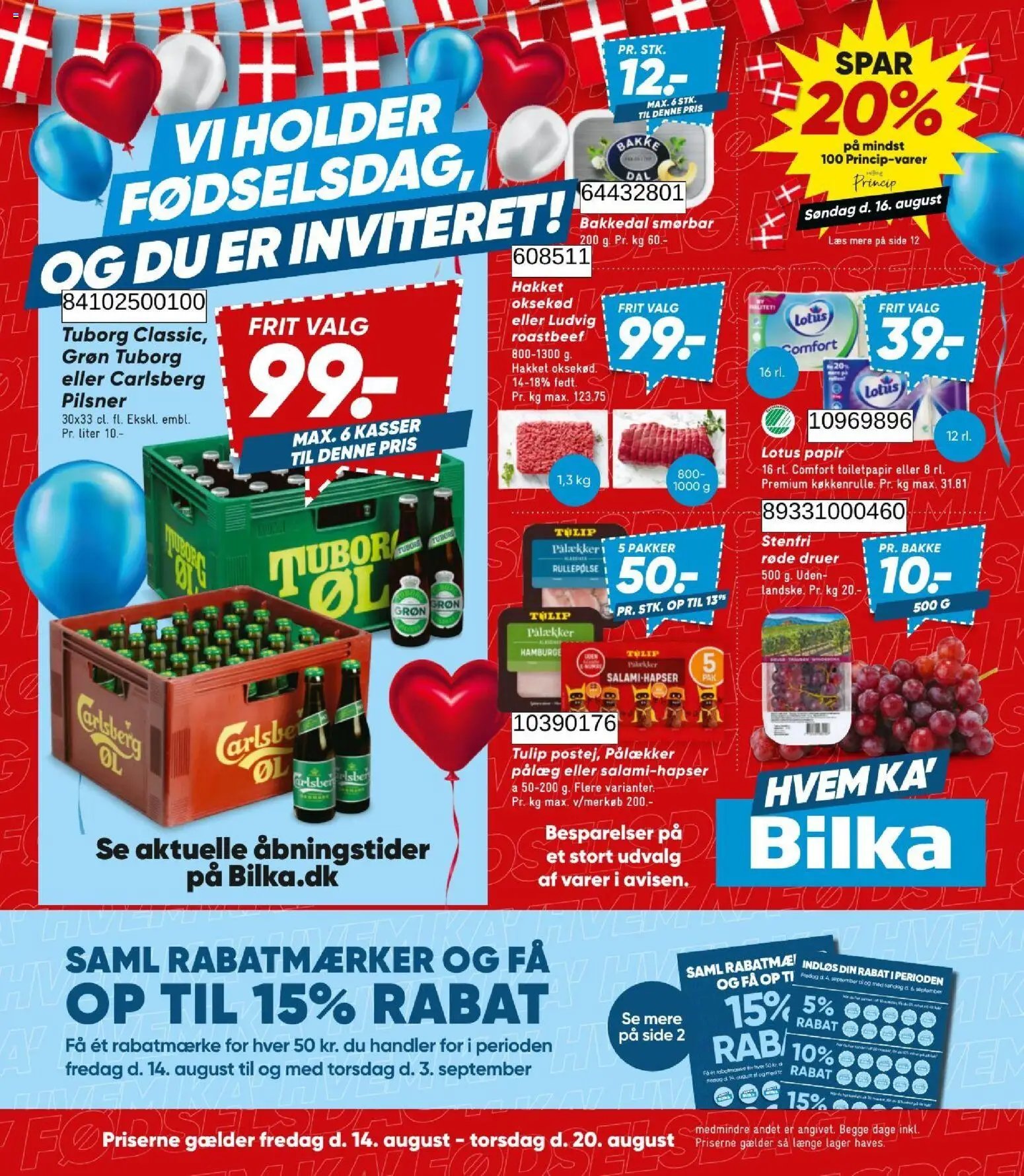 Bilka tilbudsavis fra 14/08/2026 Bilka - Tilbudsavis uge 34