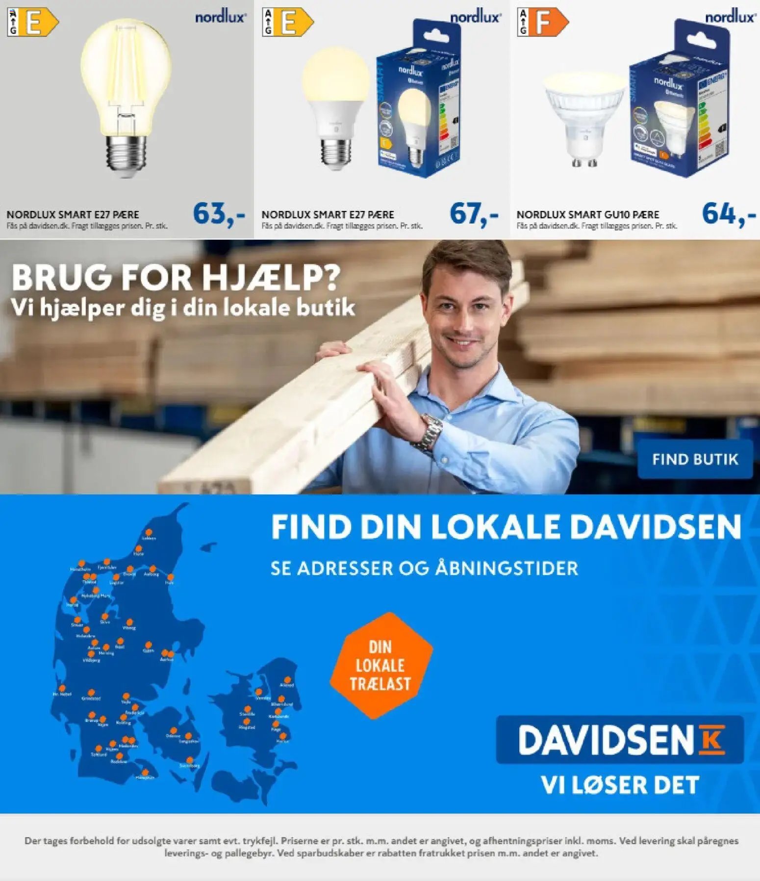 Davidsen tilbudsavis fra 16/09/2026 Davidsen - Belysning til privatkunder