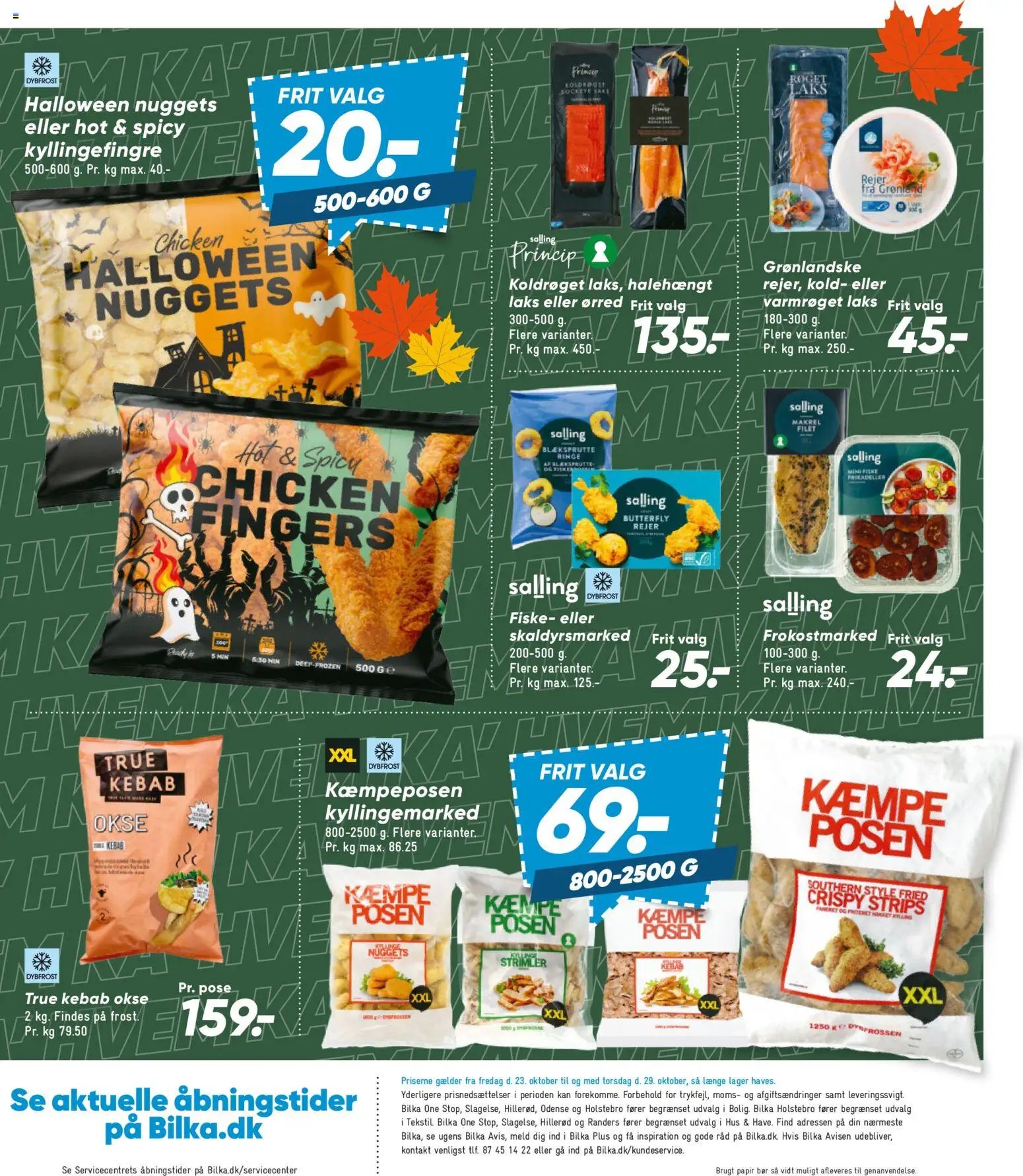 Nye Bilka tilbud fra 23/10/2026